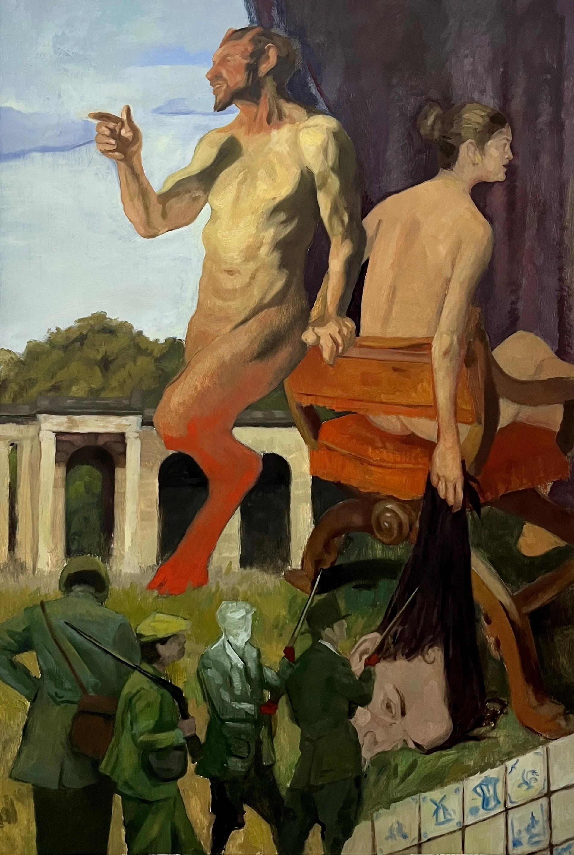 Vympel, Oil on Paper, 111cm x 75cm, 2026