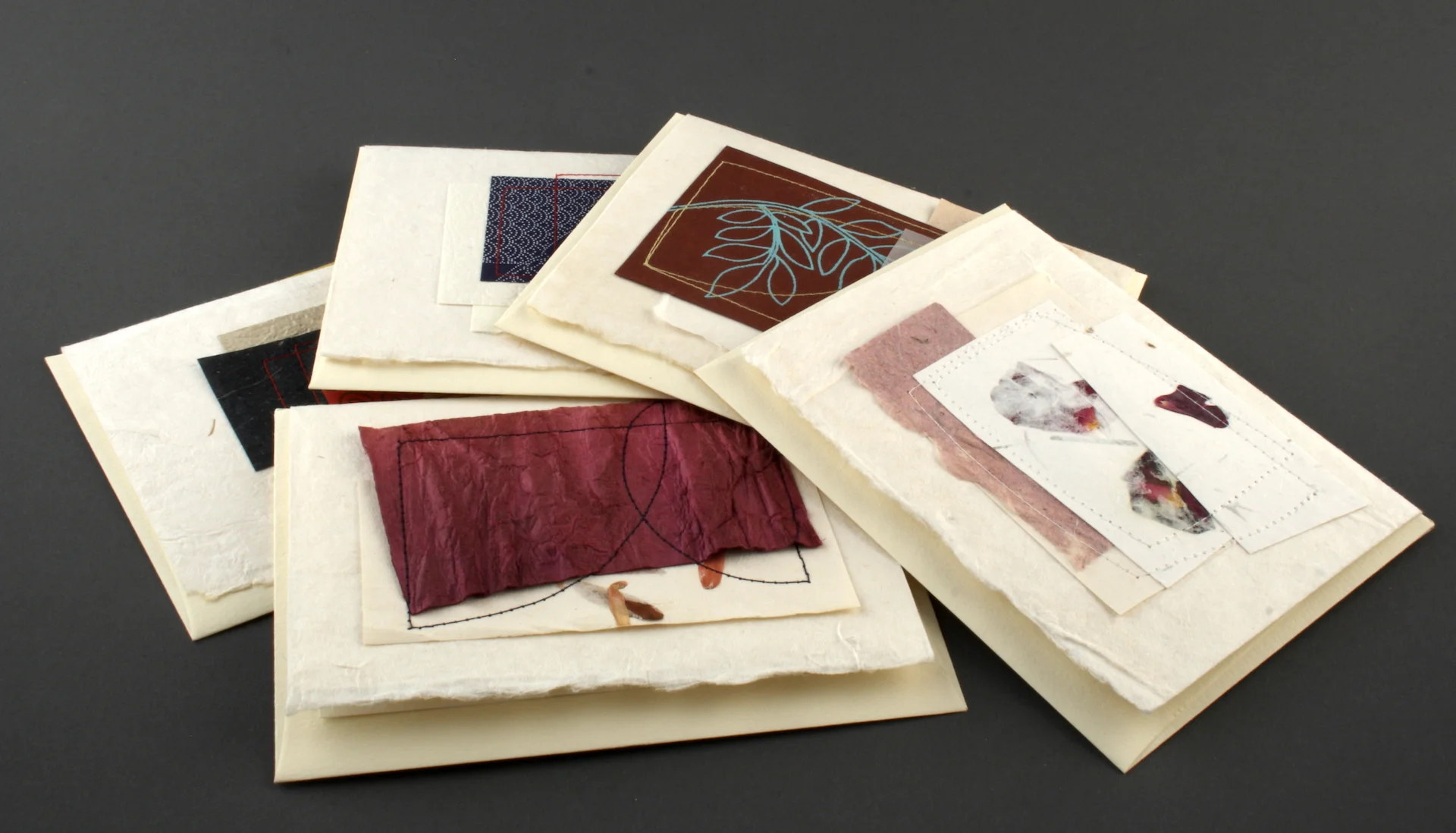 Class: Printmaking & Sewing, a card making workshop