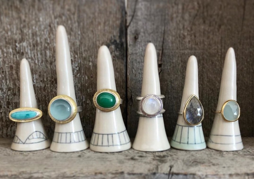 Ring cones with rings from Workshop
