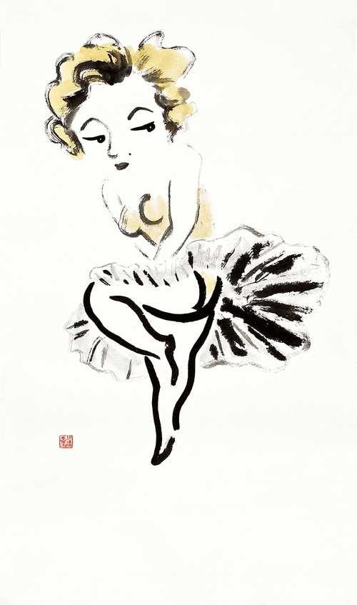 Seven Year Itch 2, 78 x 134cm, Chinese ink on Korean paper-Hanji, 2012
