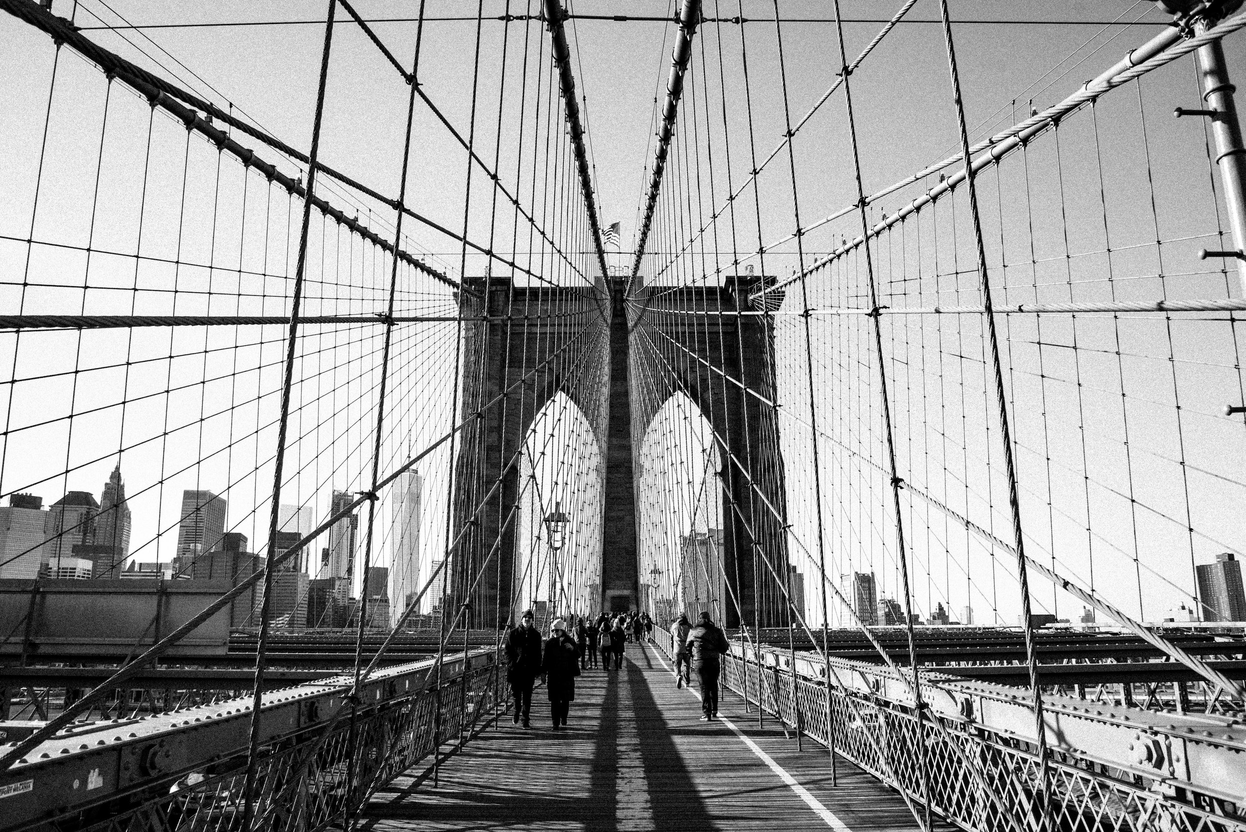 Brooklyn Bridge. Brooklyn, New York. 2016.