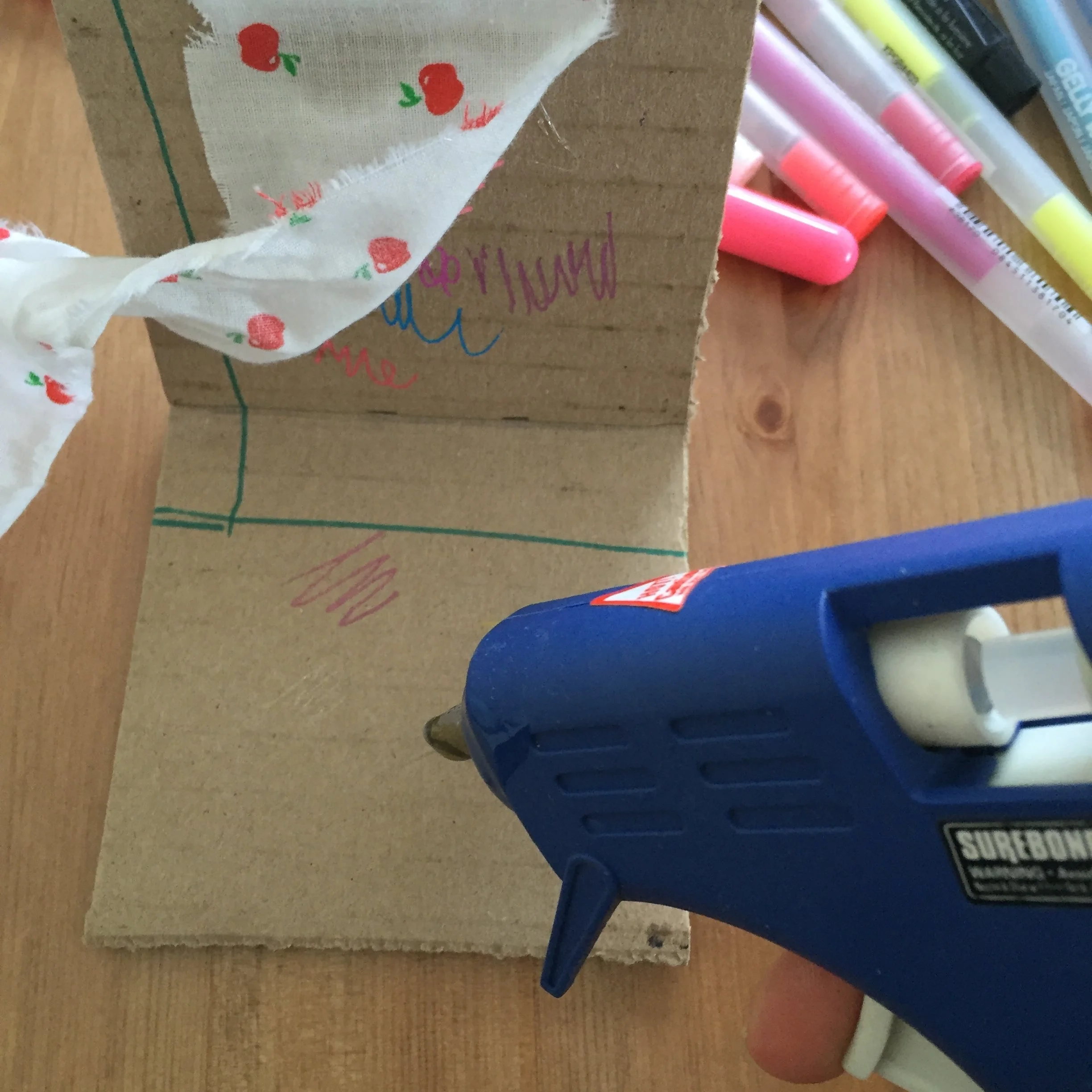 5. Glue opposite side