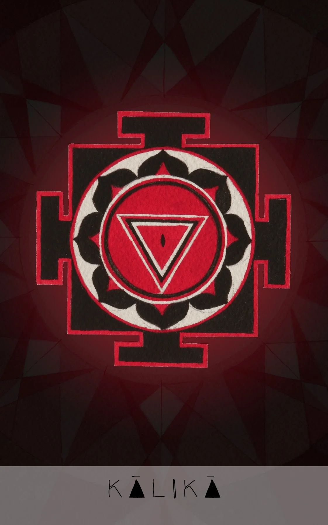 कालिका An avatar of Kali — She who removes the darkness. “I vow to stay awake” Mantra: Om Kālikāyai Namaḥą