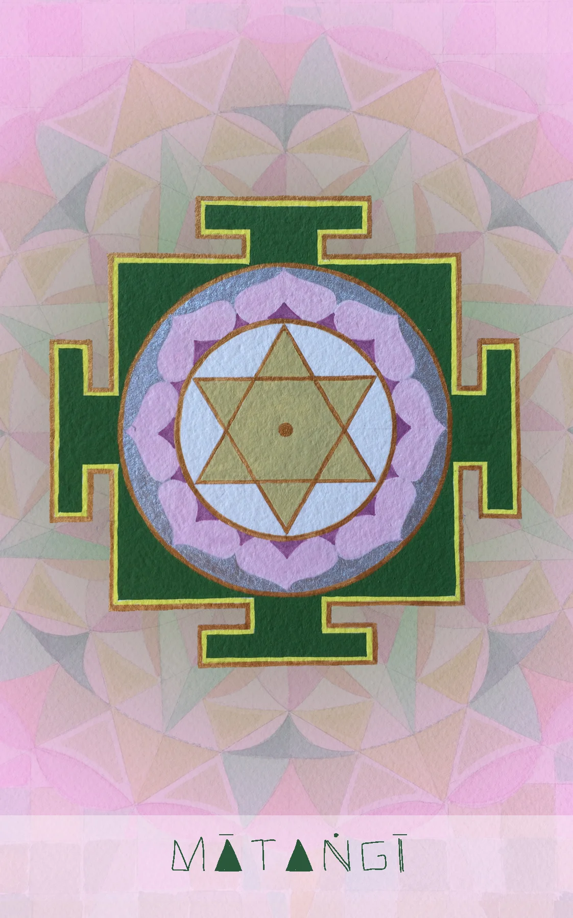 मातङ्गी Goddess of Knowledge Living an authentic individuated life “I speak my truth” Mantra: Om Aim Mātangyai Swāhā