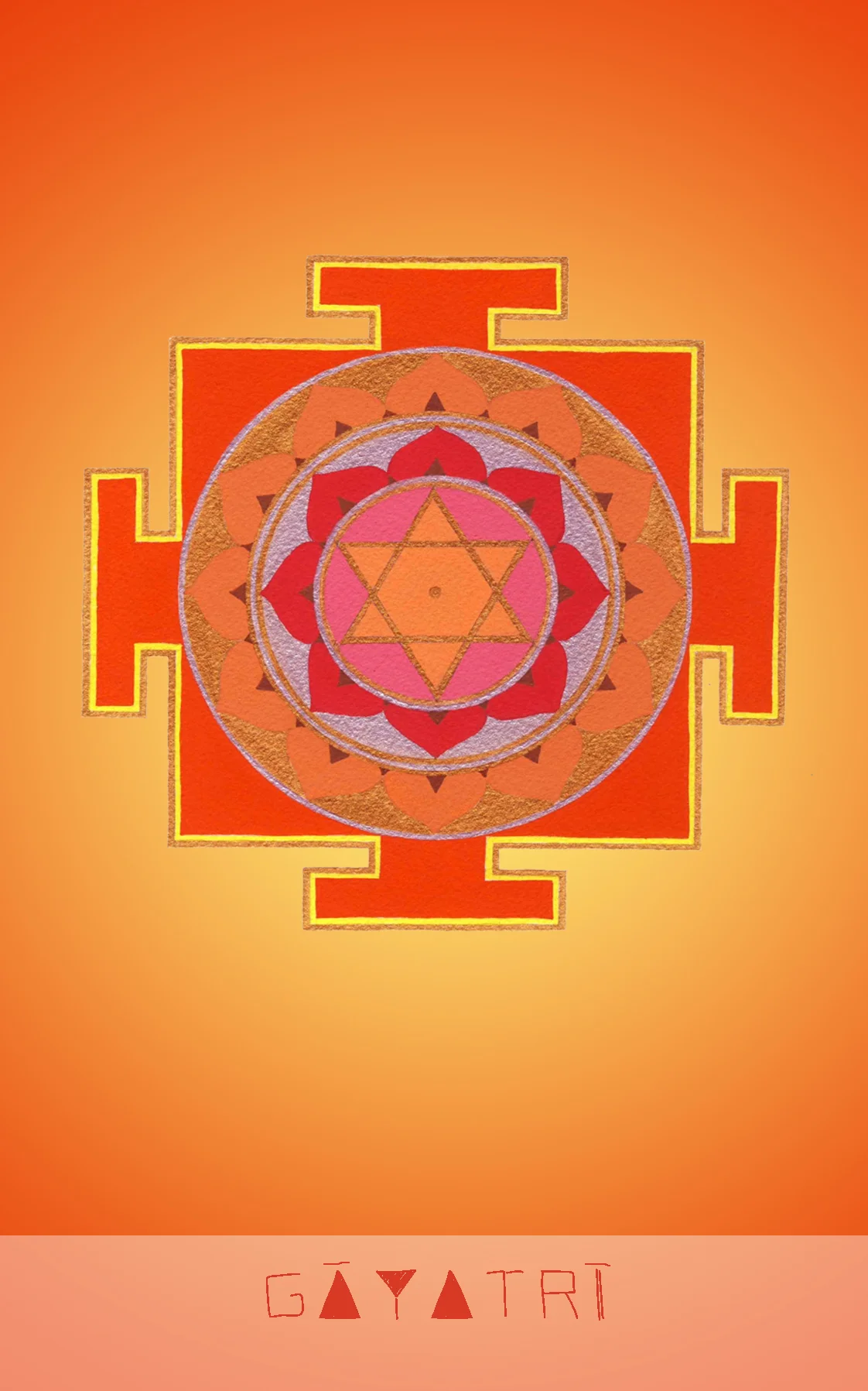 गायत्री Goddess Illuminating Intellect “I embody pure light” Mantra: Om bhūr bhuvaḥ svaḥ tat savitūr vareṇyaṃ bhargo devasya dhīmahi dhiyo yo naḥ prachodayāt