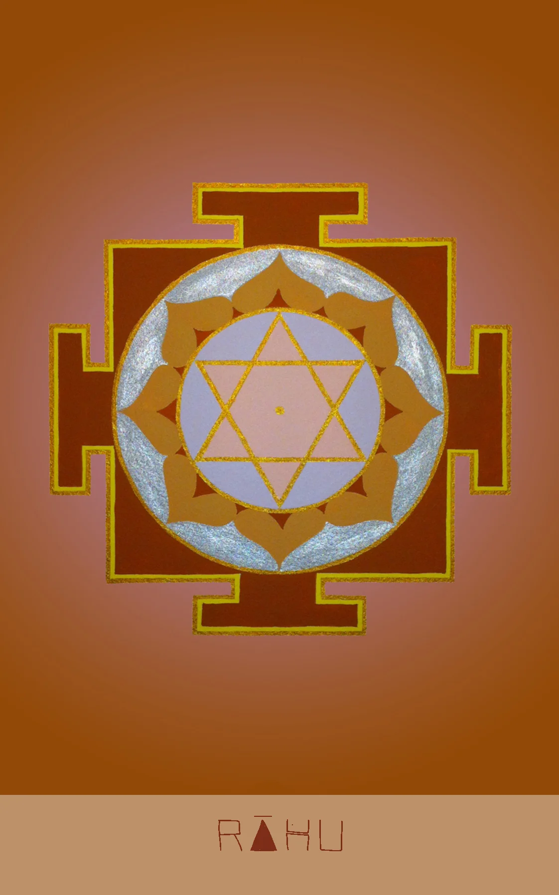 राहु North node of Moon, Demi-Planet who Stands in the Face of Opposition “I confidently succeed” Mantra: Om Rāṃ Rāhave Namaḥ 