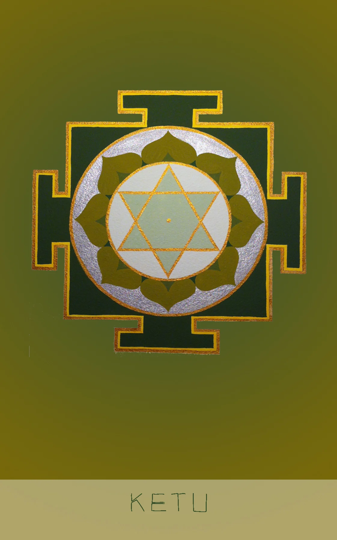 केतु South node of the Moon, Demi-Planet of Concentration & Perception “I focus” Mantra: Om Keṃ Ketave namaḥ 
