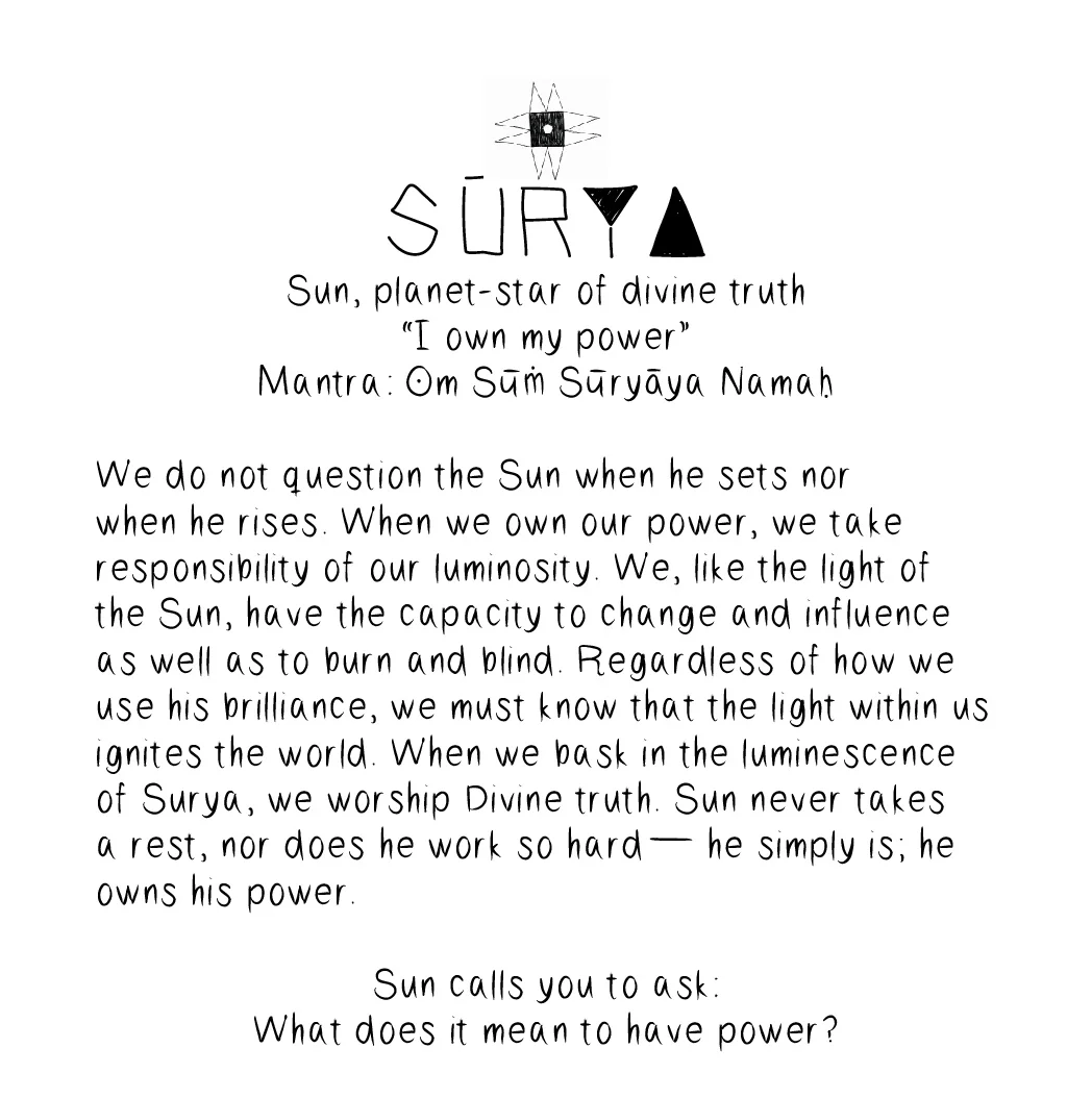 from Yantra Wisdom Companion & Guide Book by Chanti Tacoronte-Perez