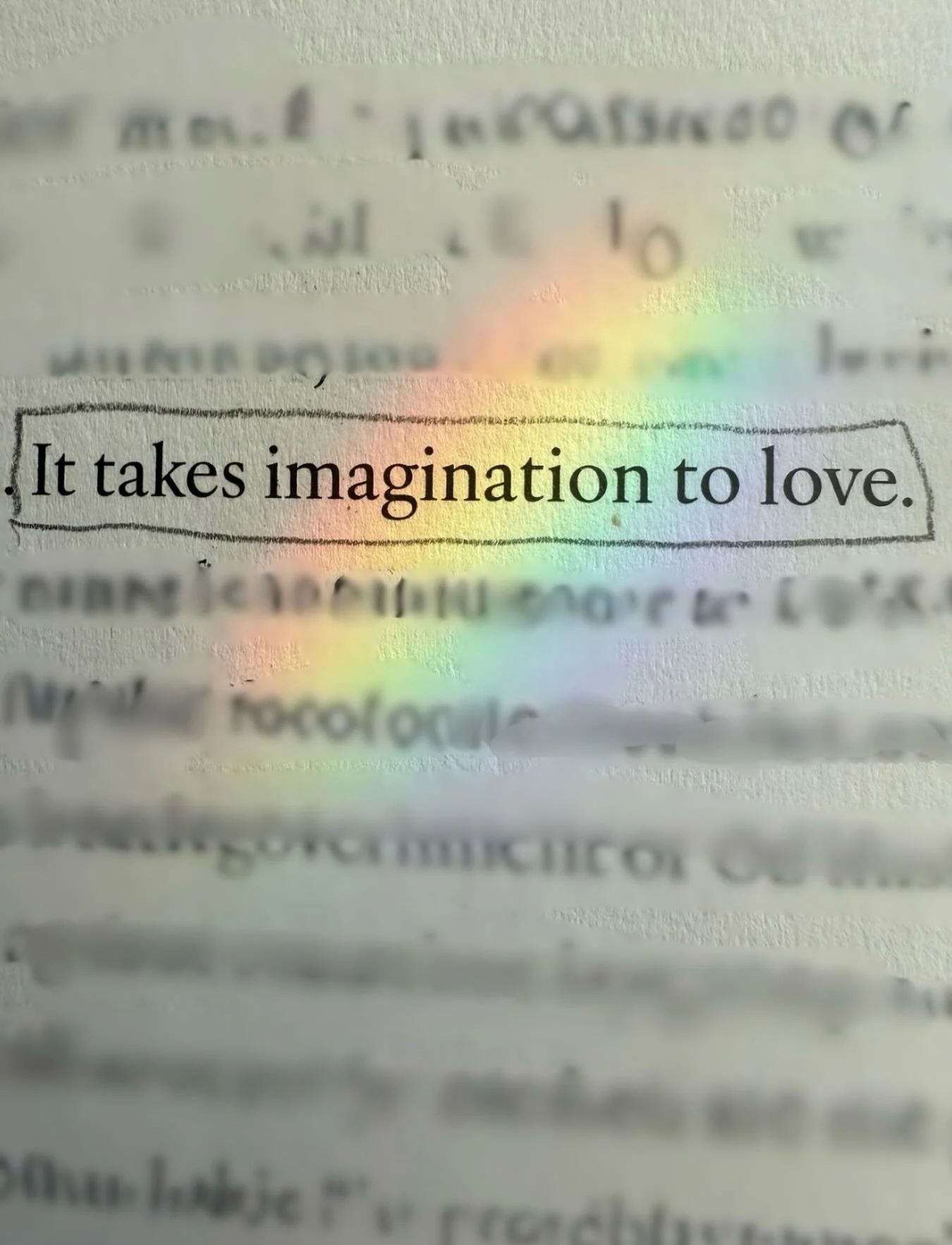 “It takes imagination to love” —Makoto Fujimura