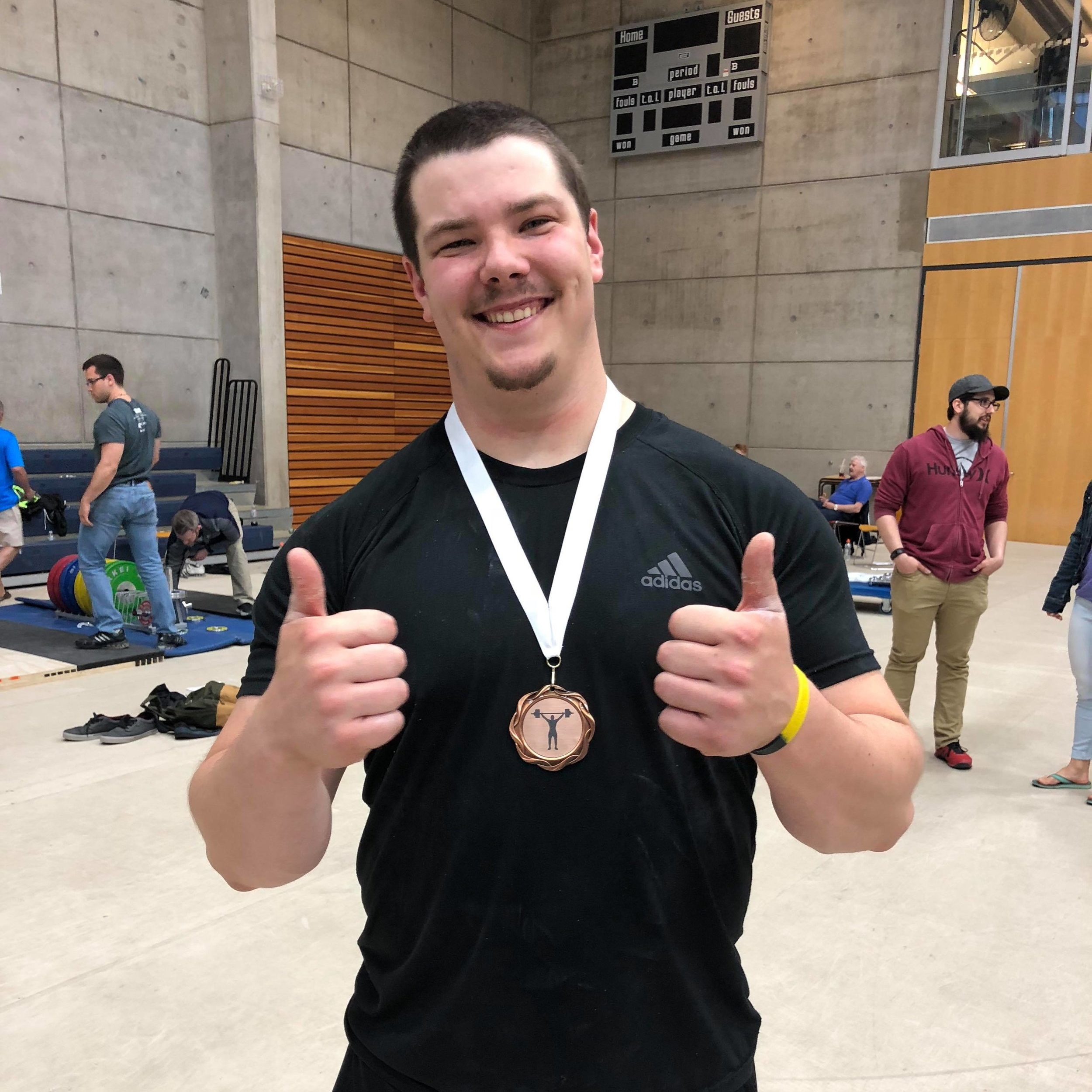 Chad Brooks - Bronze medal in 105+kg class