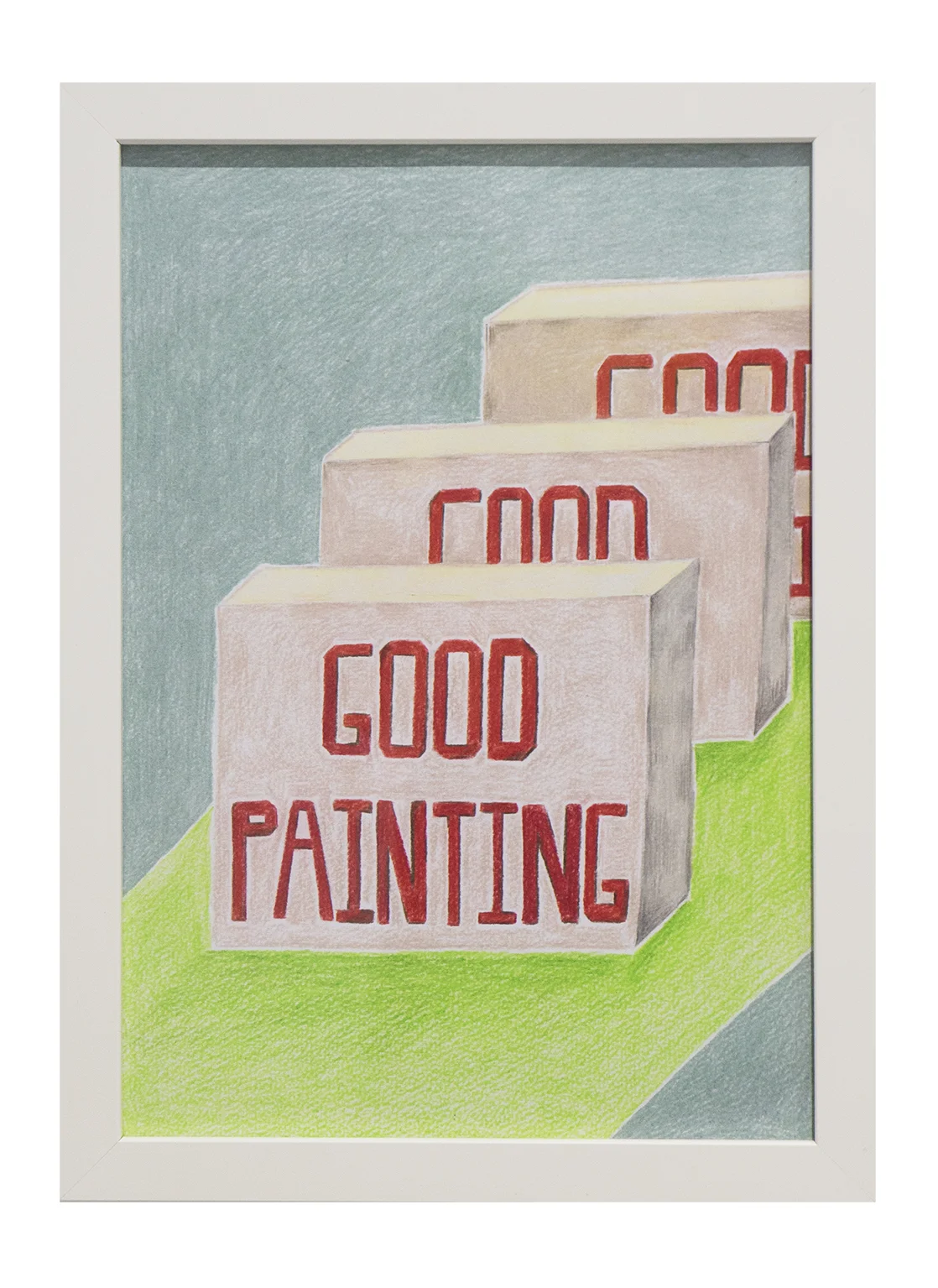 A bad drawing of good paintings