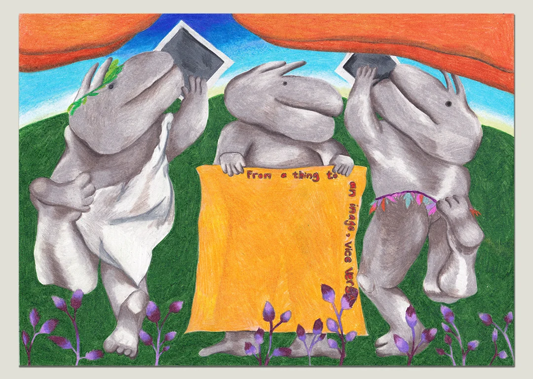 From a thing to an image, vice versa 