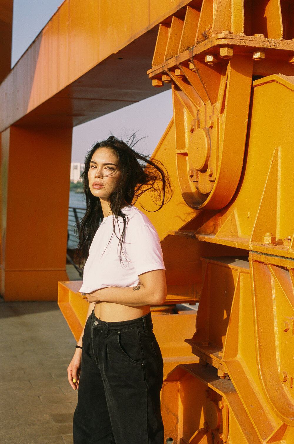 Susanna, West Bund, Shanghai, China, Fujifilm Provia 100F