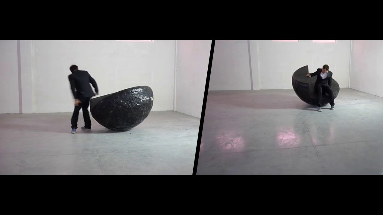 Action with Rolling Chaise Longue