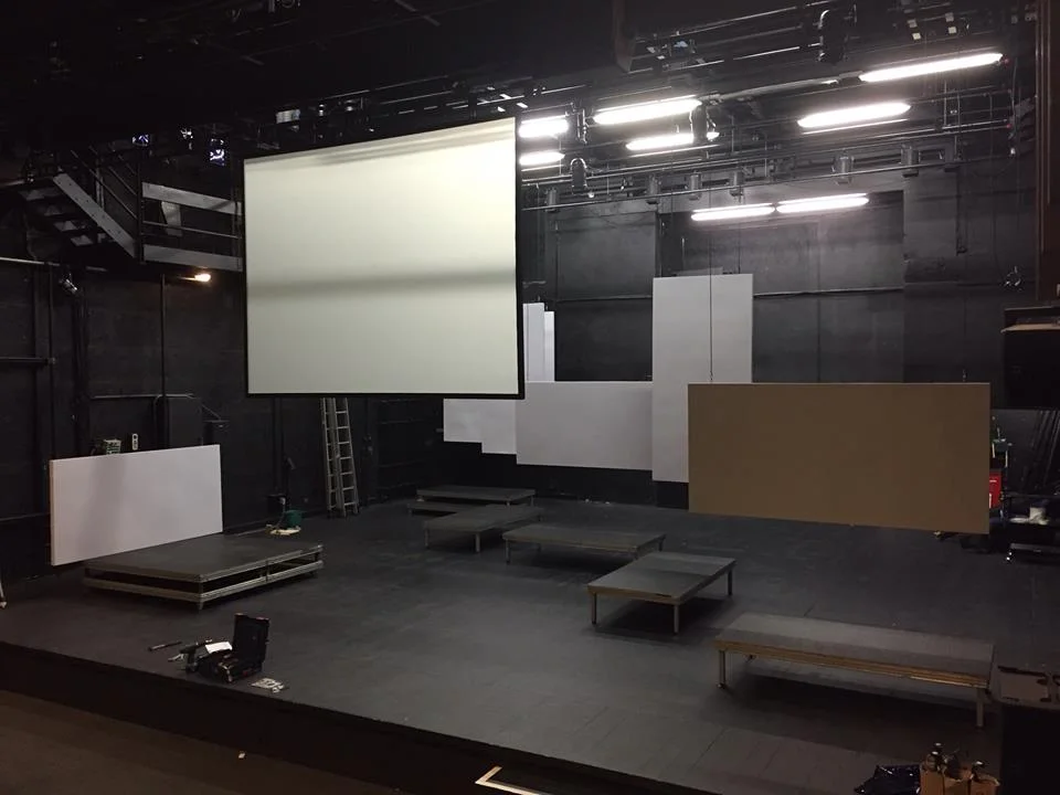La chambre d'échos prend forme sur le plateau du TJP Grande Scène...