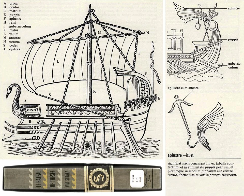 Les bateaux de Thésée.