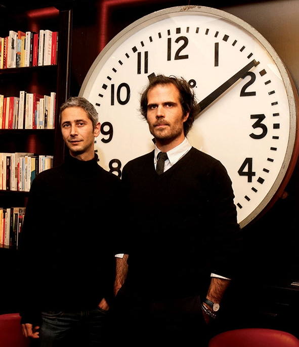 Aurélien Blanchard & Benoit Laureau — photo Olivier Dion (source LivresHebdo )