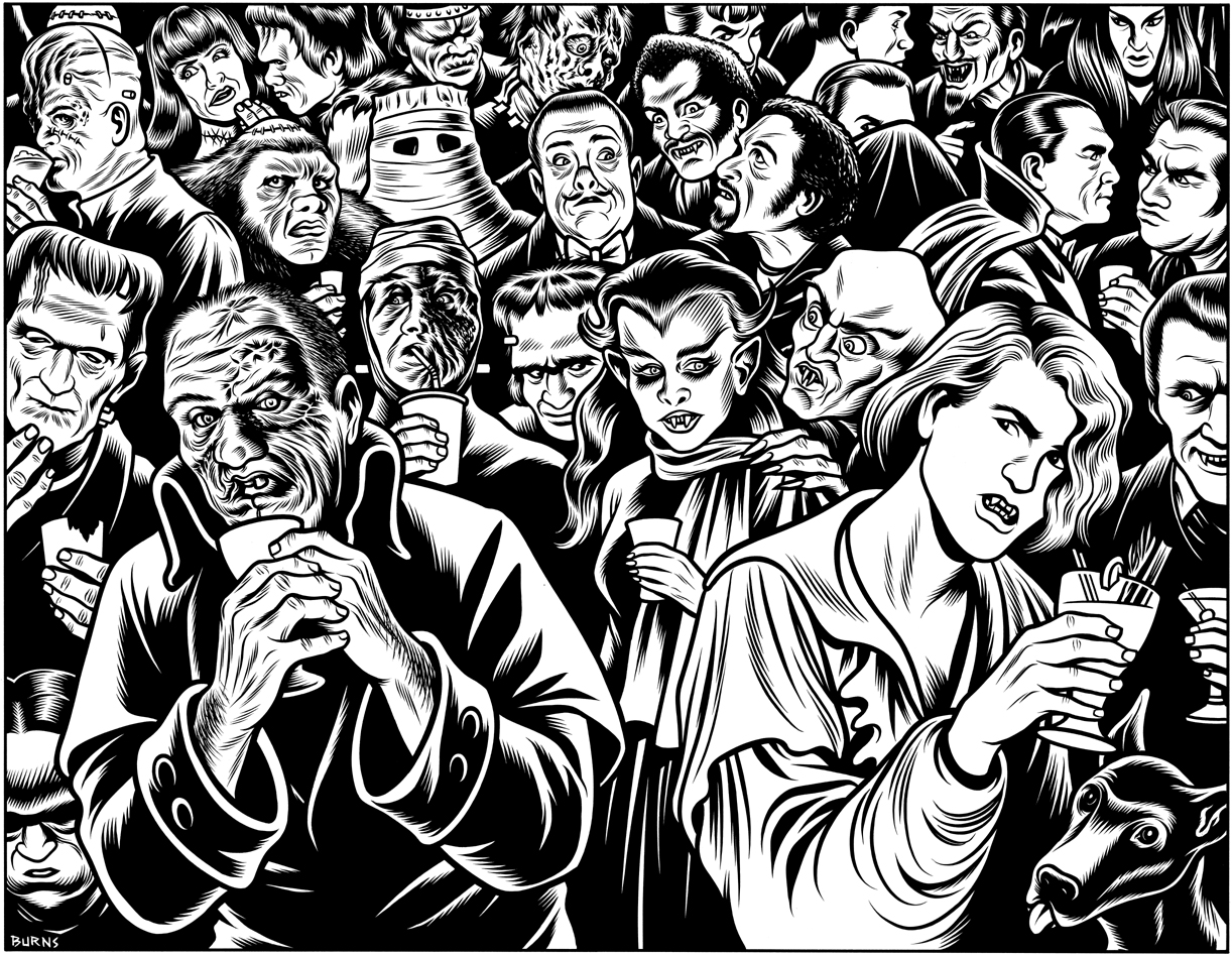 Charles Burns, Frankenstein & Dracula (1994)