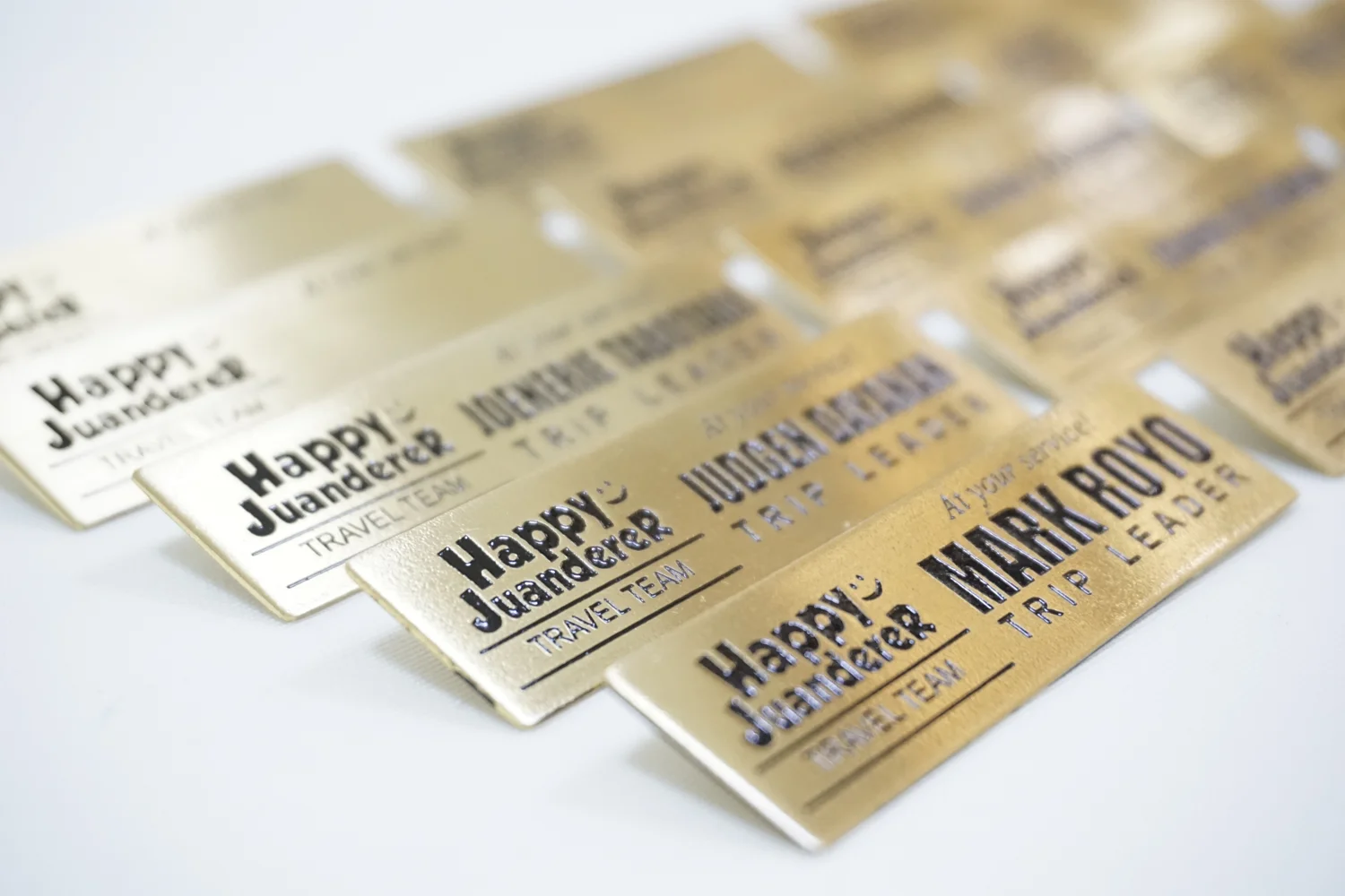 Nameplates and Name Tags — TJ's Clear Art