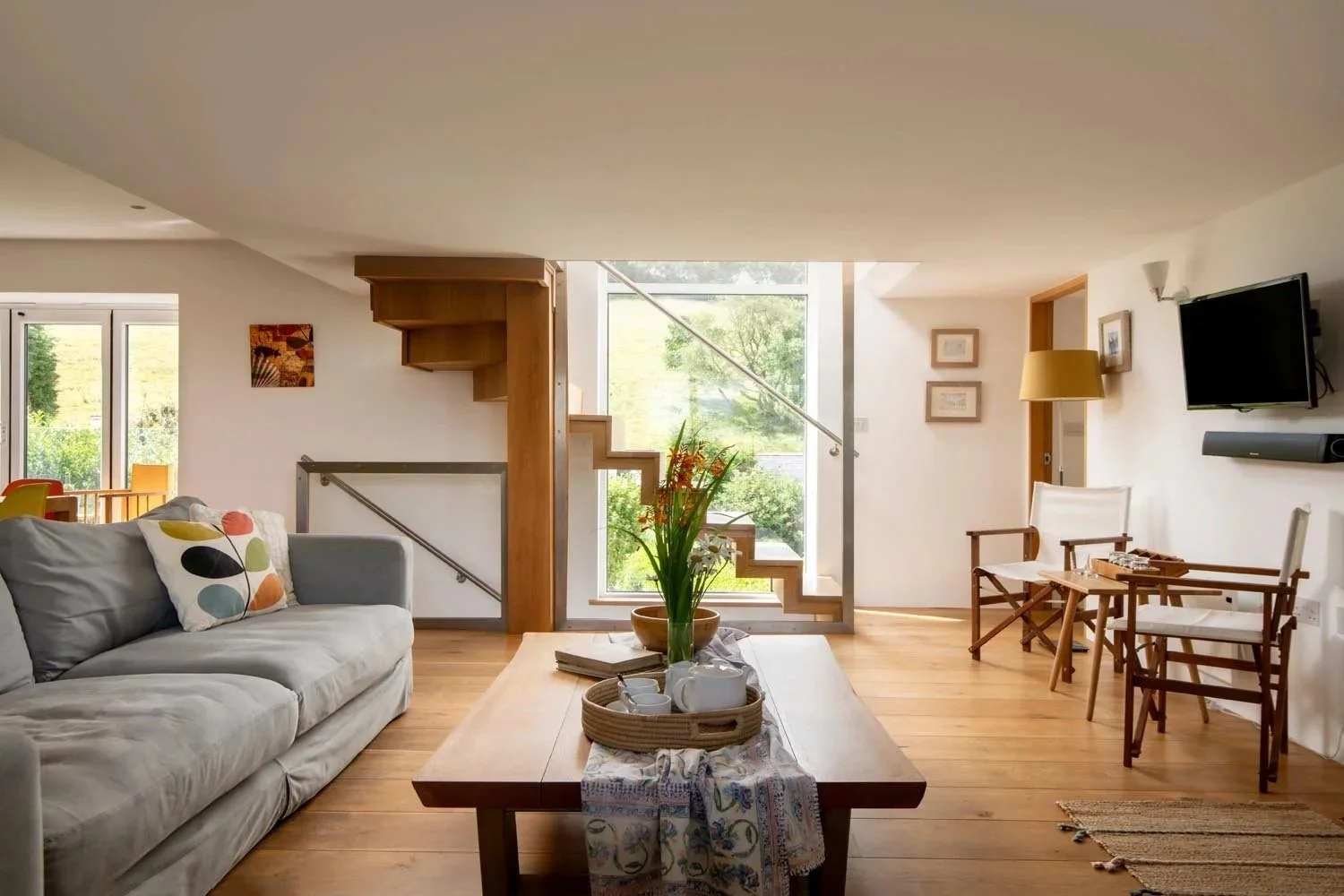 Living room at Godolphin Cottage