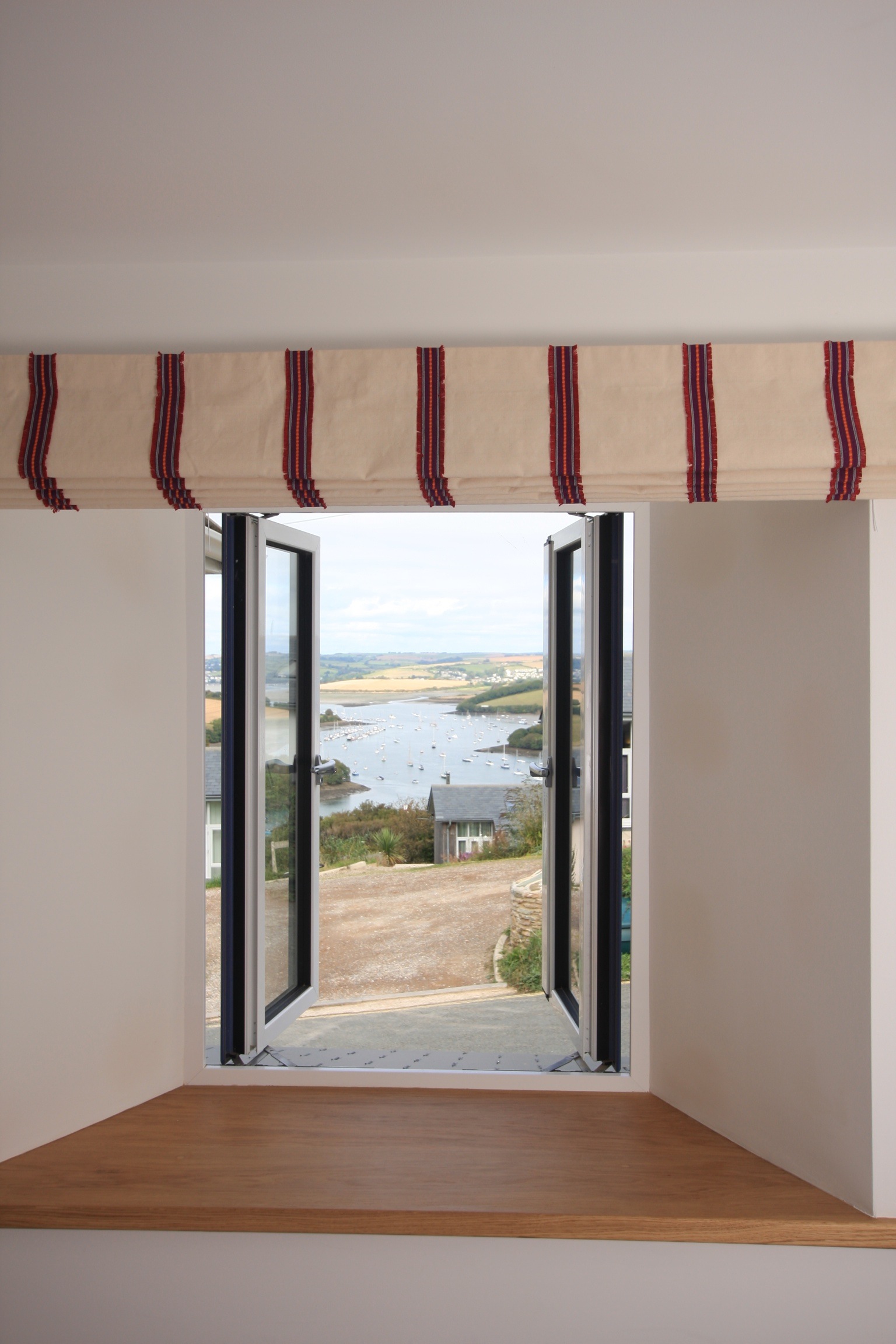 View to the estuary from twin bedroom 