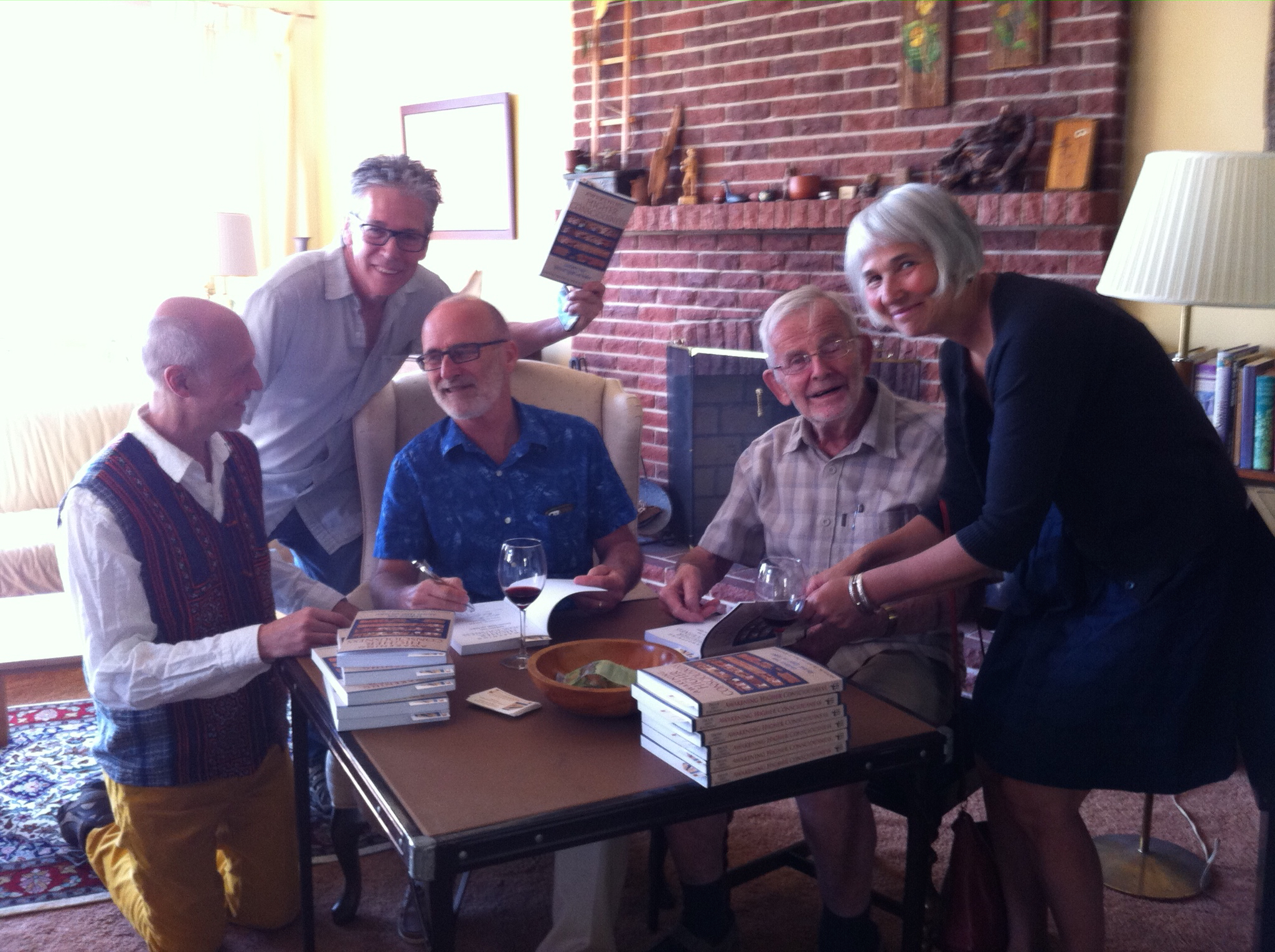 Happy with the great support at our first book signing