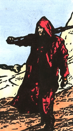 Apocalyptic Wade Design marker and roller ball pen on business card (c) Giles 2015