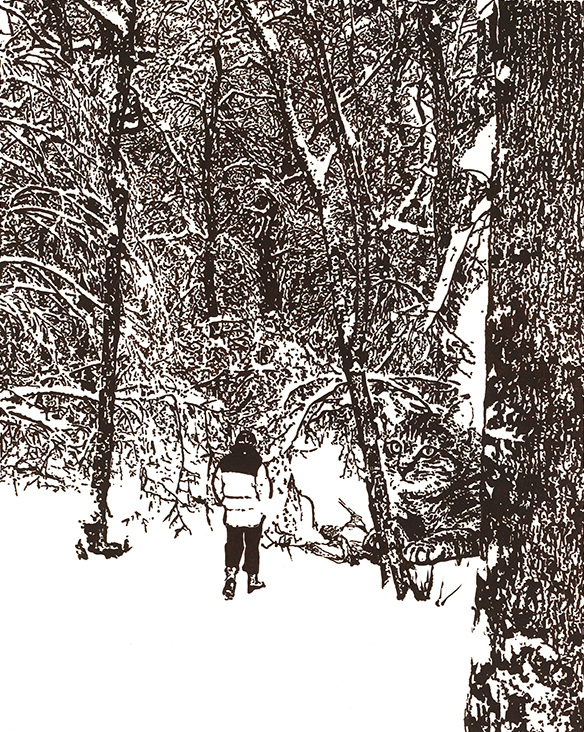 Even in the goblin woods she knew she would be safe with Squeaky Whiskerton by her side small