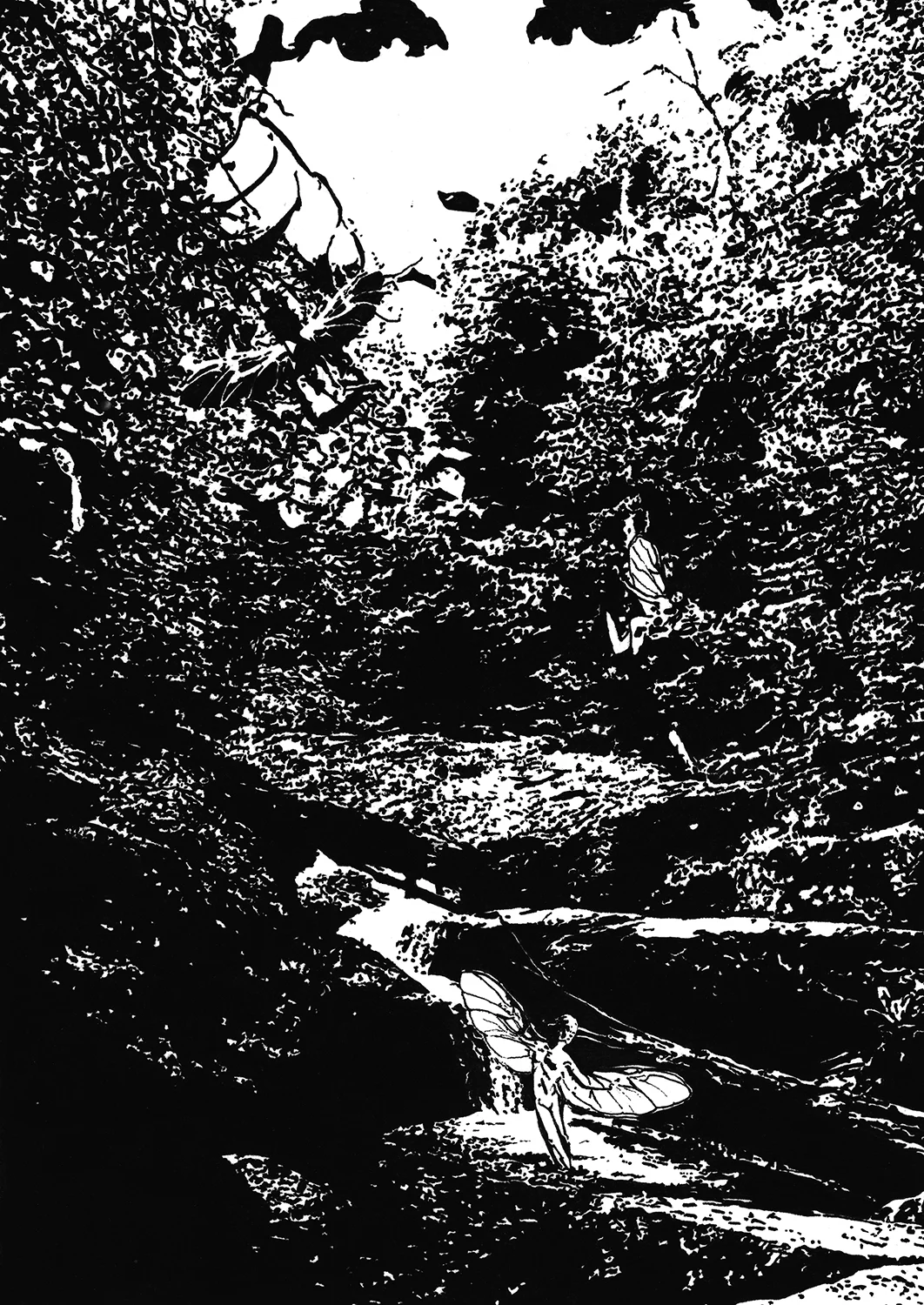 She knew fairies were like time, all around, in between the things to which we pay attention