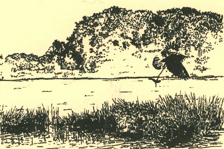 He held on tight to the rope as she flew home