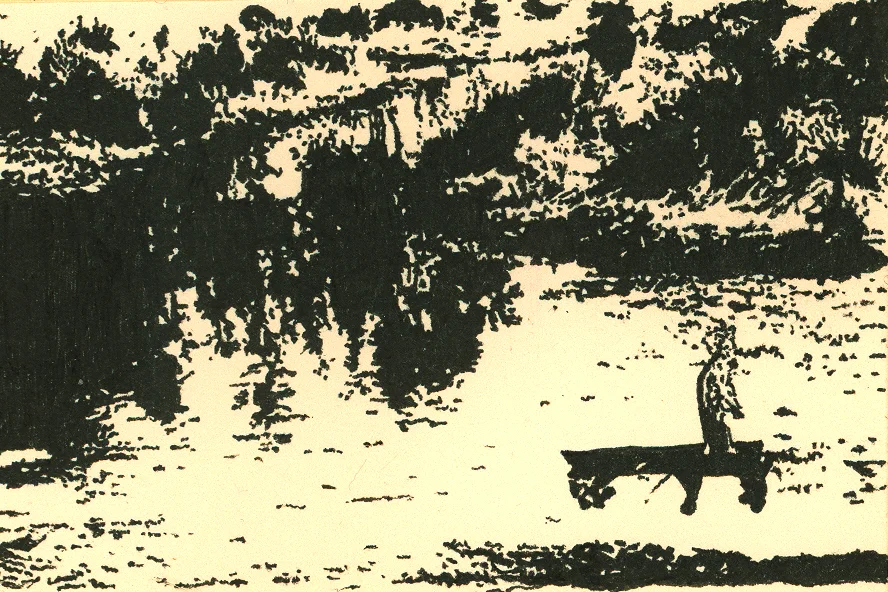 Only the ferryman knew the route, but everyone rode the river