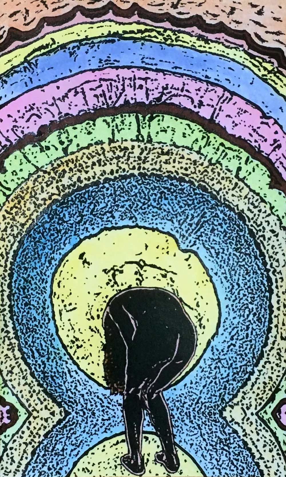 She bowed under the weight of the experience, changed in ways she could not grasp