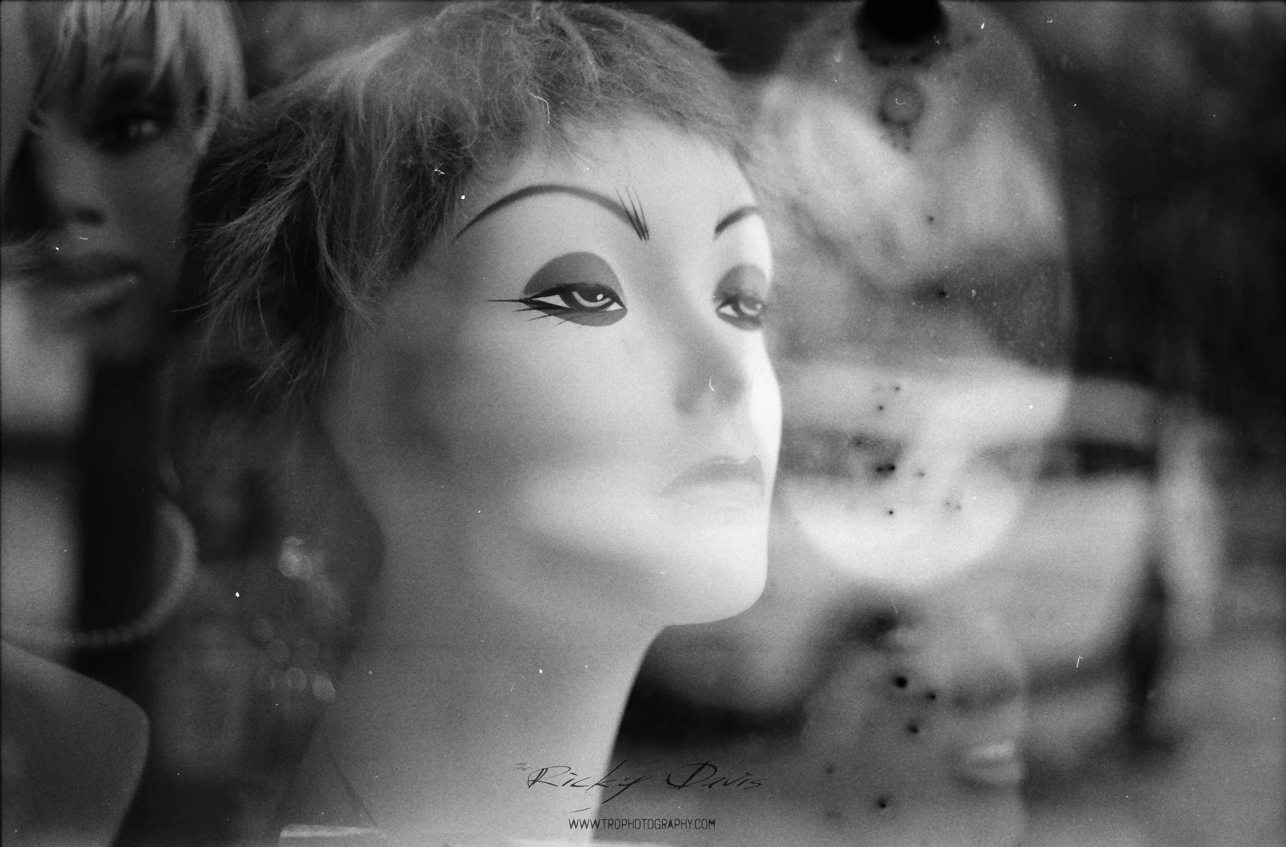 Store Window - Chattanooga, TN - Film - Expired Neopan SS - Camera - Minolta XG 1 - Photographer Ricky Davis