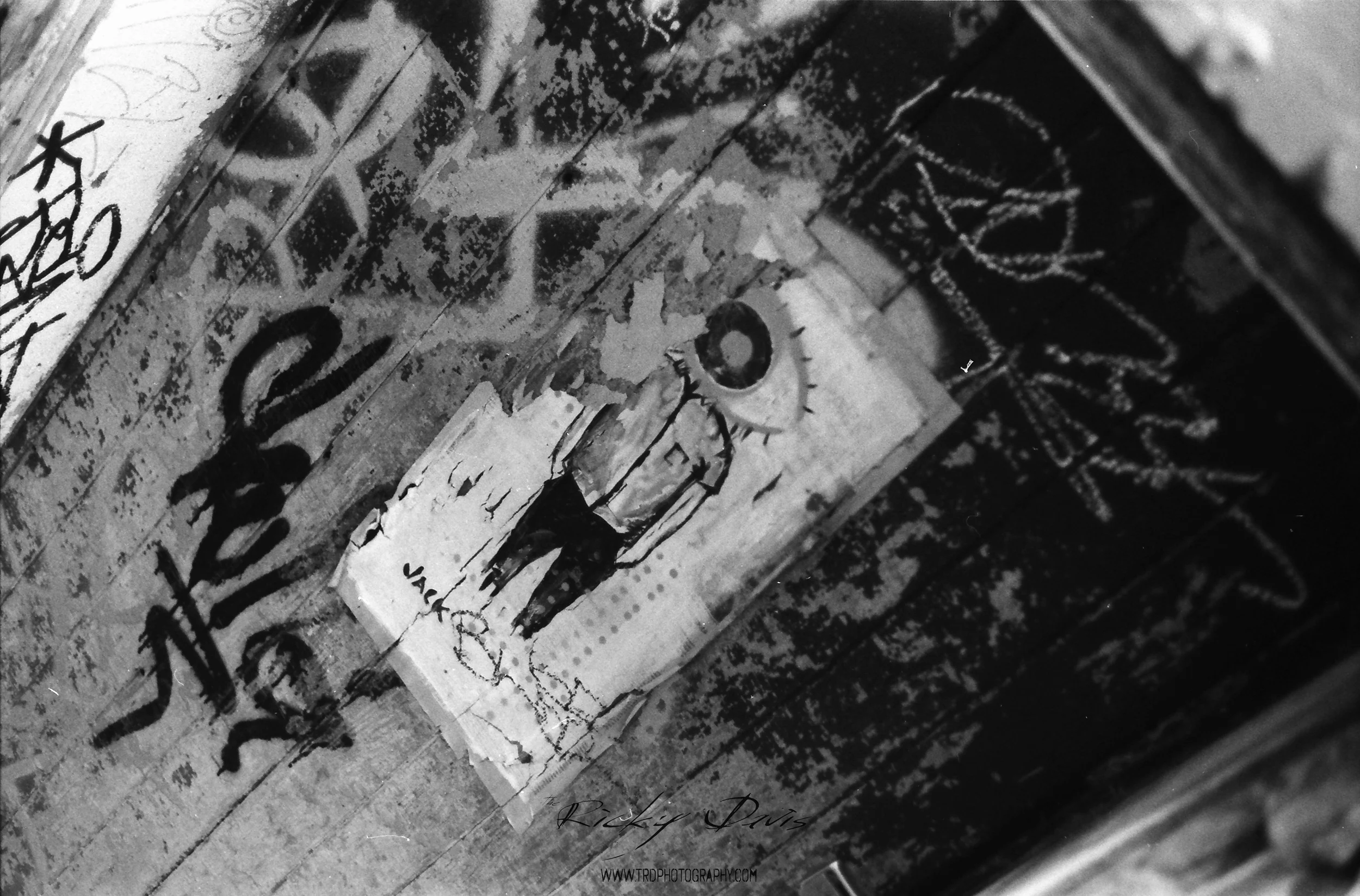 It's all about the eye. Street Art - Chattanooga, TN - Film - Expired Neopan SS - Camera - Minolta XG 1 - Photographer Ricky Davis