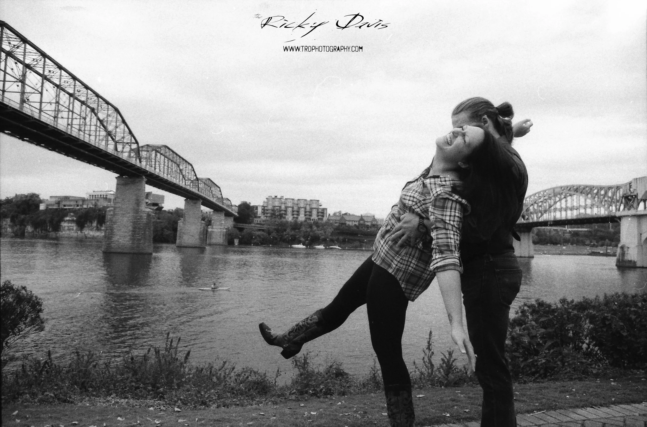Mandy pulling a Titanic move on solid ground... Film - Ilford Delta 3200 at 800 ISO