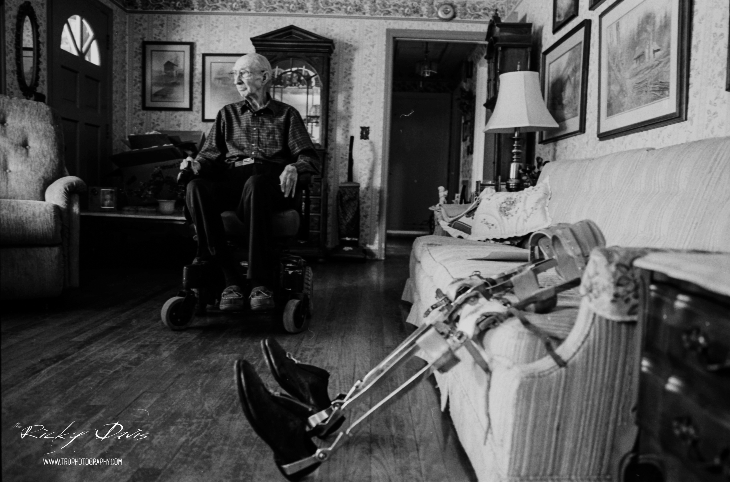 WWII Veteran - Army - Pvt Charles E. Miller - TRD Photography - Film - Kodak Tri X