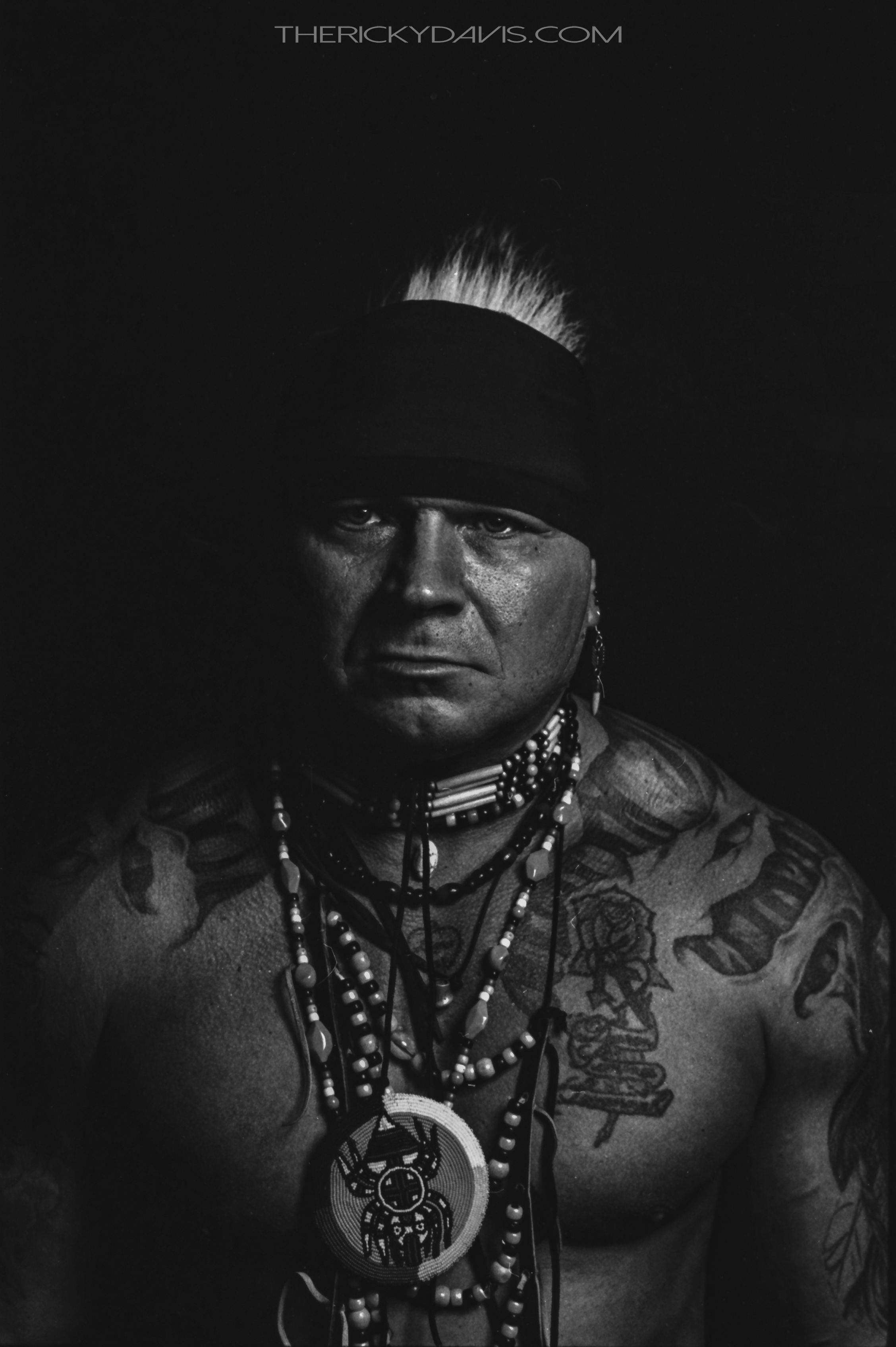 Native American Portraits - The Series - Wes Collins - Photographer - Ricky Davis