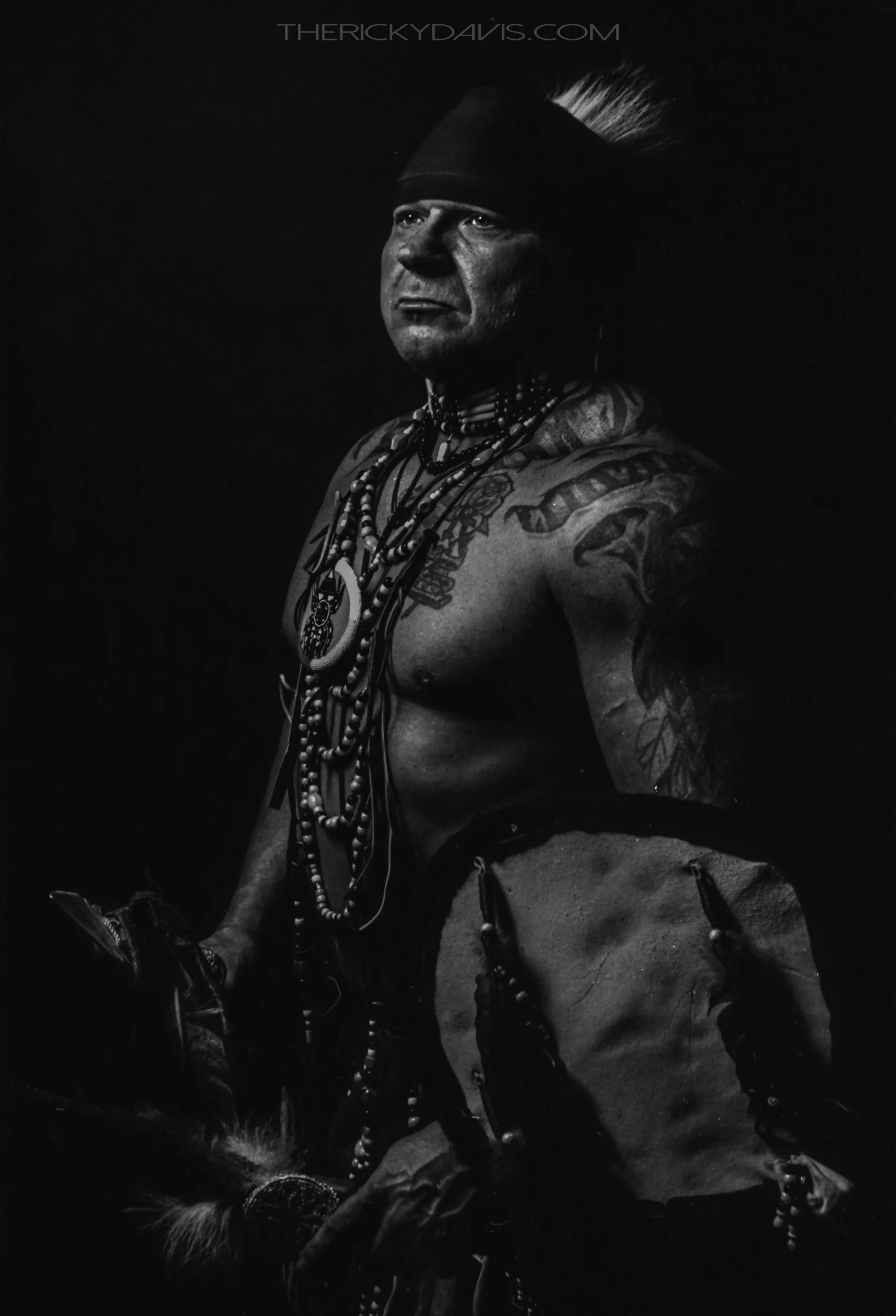 Native American Portraits - The Series - Wes Collins - Photographer - Ricky Davis