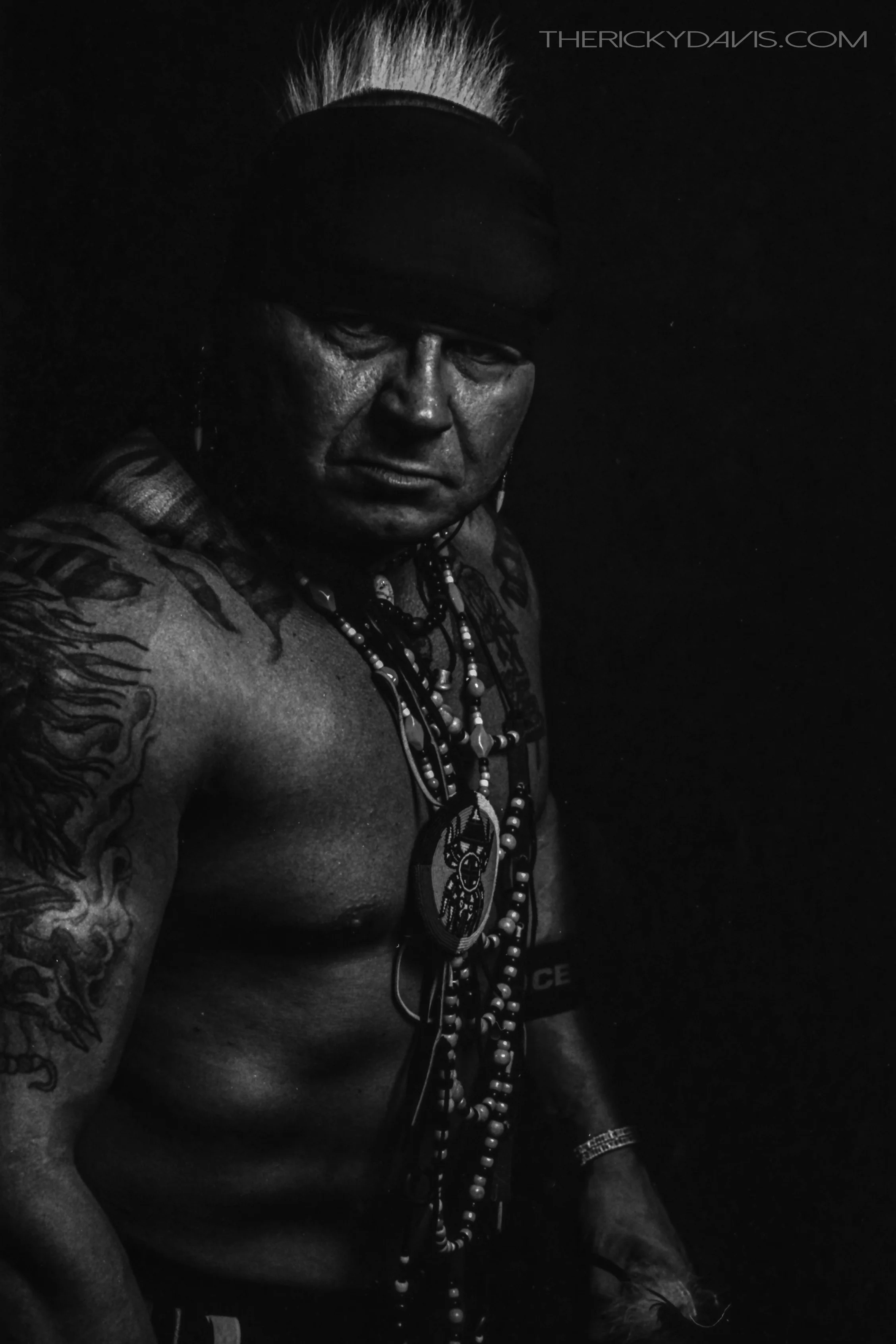 Native American Portraits - The Series - Wes Collins - Photographer - Ricky Davis