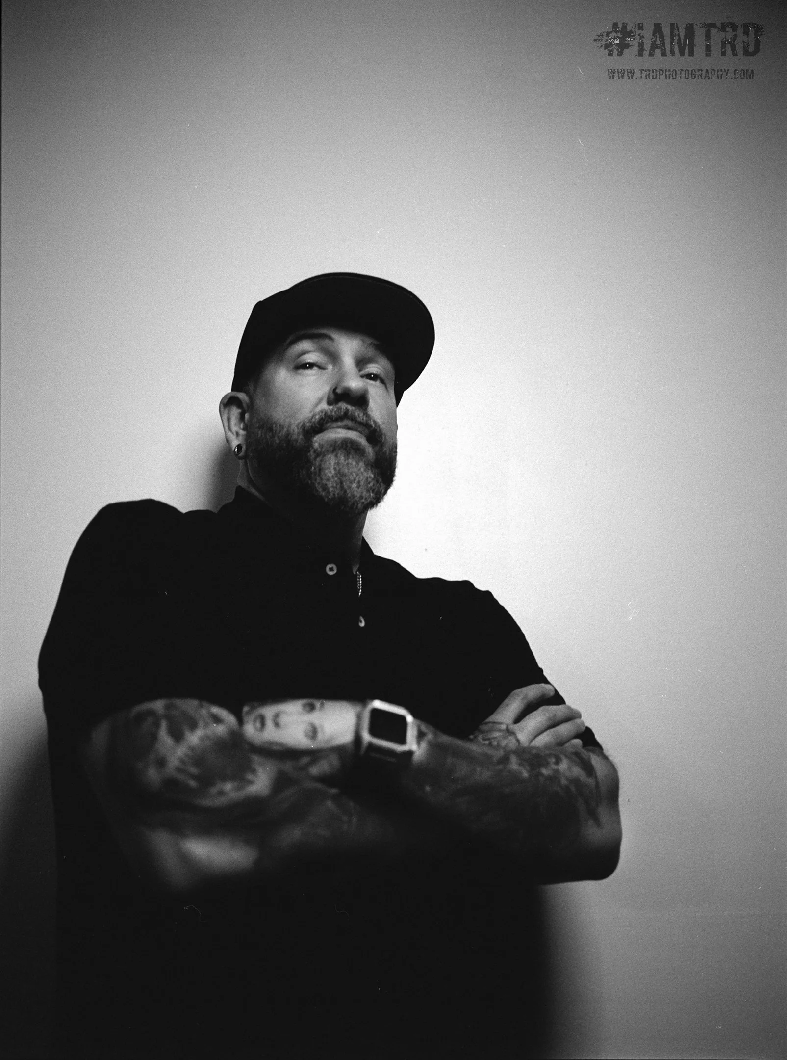 Tattoo Artist - Chris Adkins 
Inked Expressions Northshore 
Chattanooga Tattoo Artist Portrait Photography
Kodak Tri X Film
Ricky Davis of TRD Photography