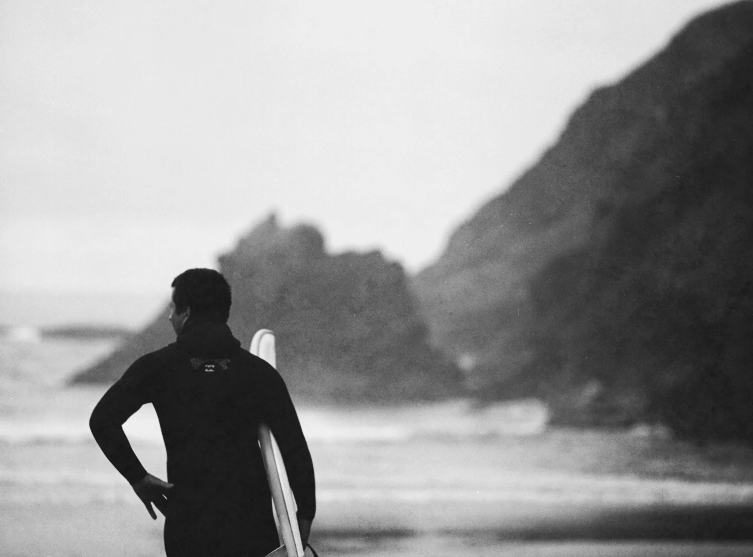 Surfer at Indian Beach - Ecola State Park - Cannon Beach, Oregon
Kodak Tri X Film Photography
Photographer Ricky Davis of TRD Photography
