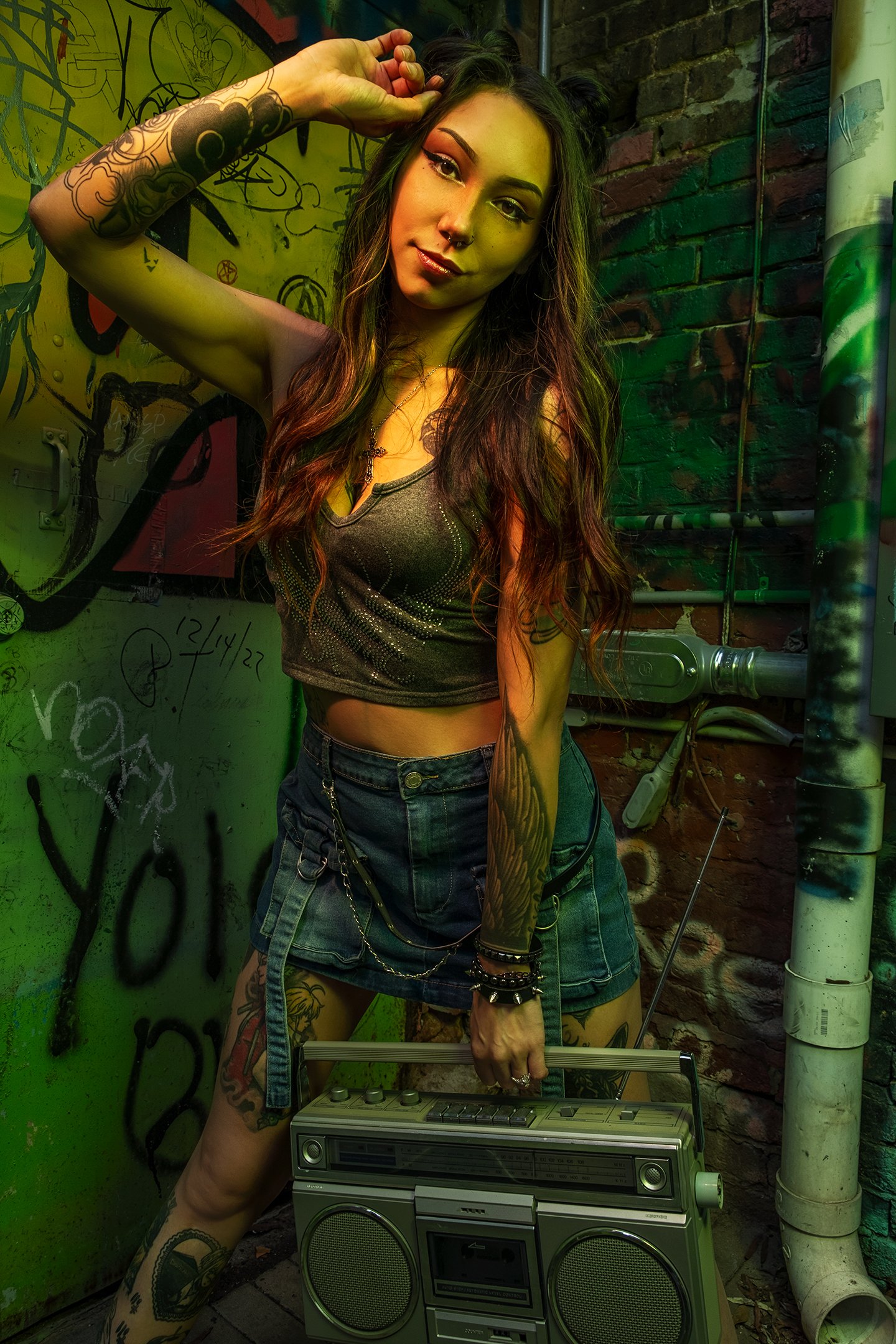 Creative Portrait Photography - Chattanooga Portrait Photographer - Chattanooga Portrait Photography - Photographer Ricky Davis of TRD Photography - Tattoo Model Photographer - Alternative Photographer - Chattanooga Tattoo Photography - gothic photog