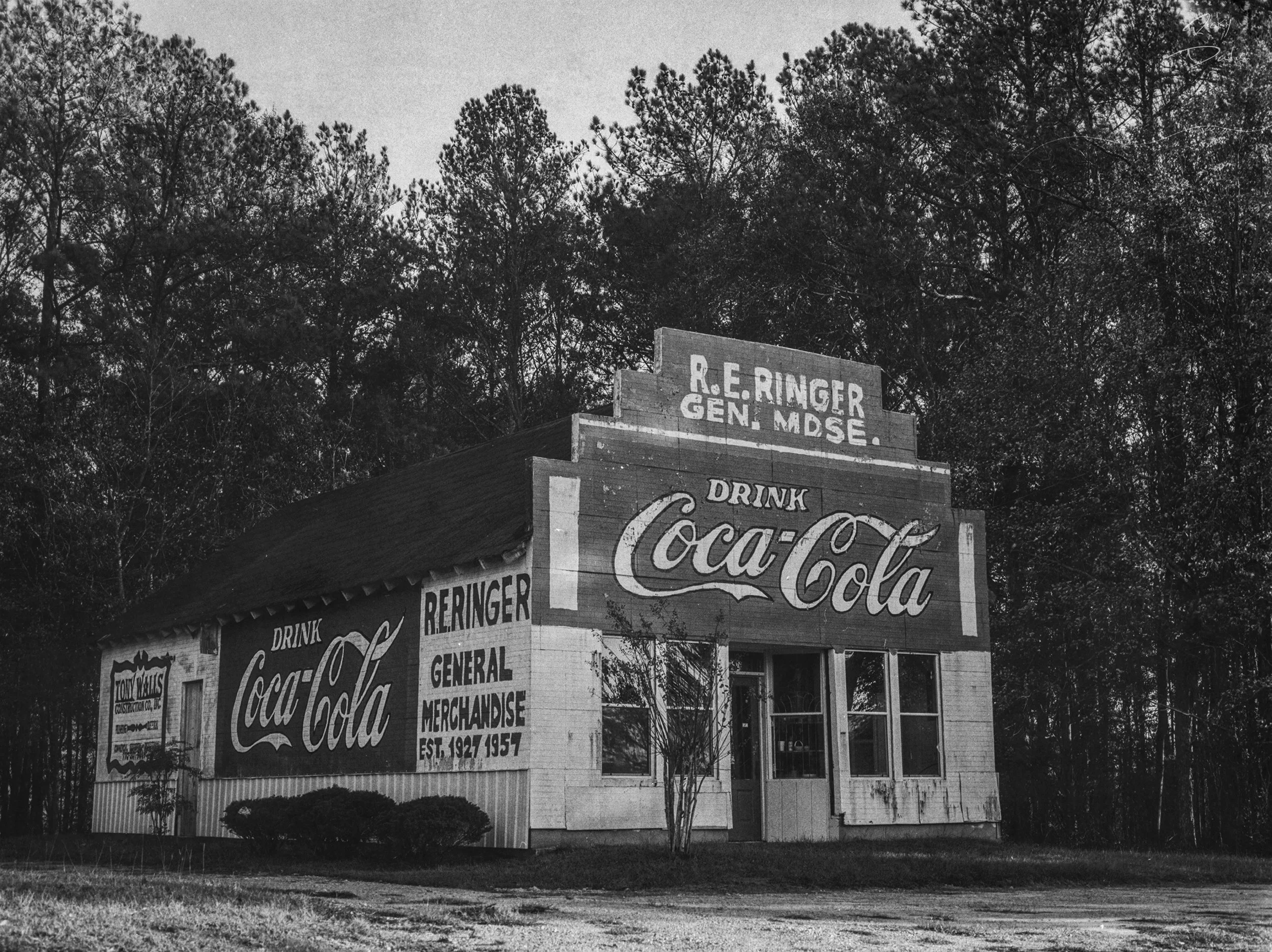 Coca-Cola Abandoned General Store - Georgia 
Kodak Tri X Film Photography 
Photographer Ricky Davis of TRD Photography