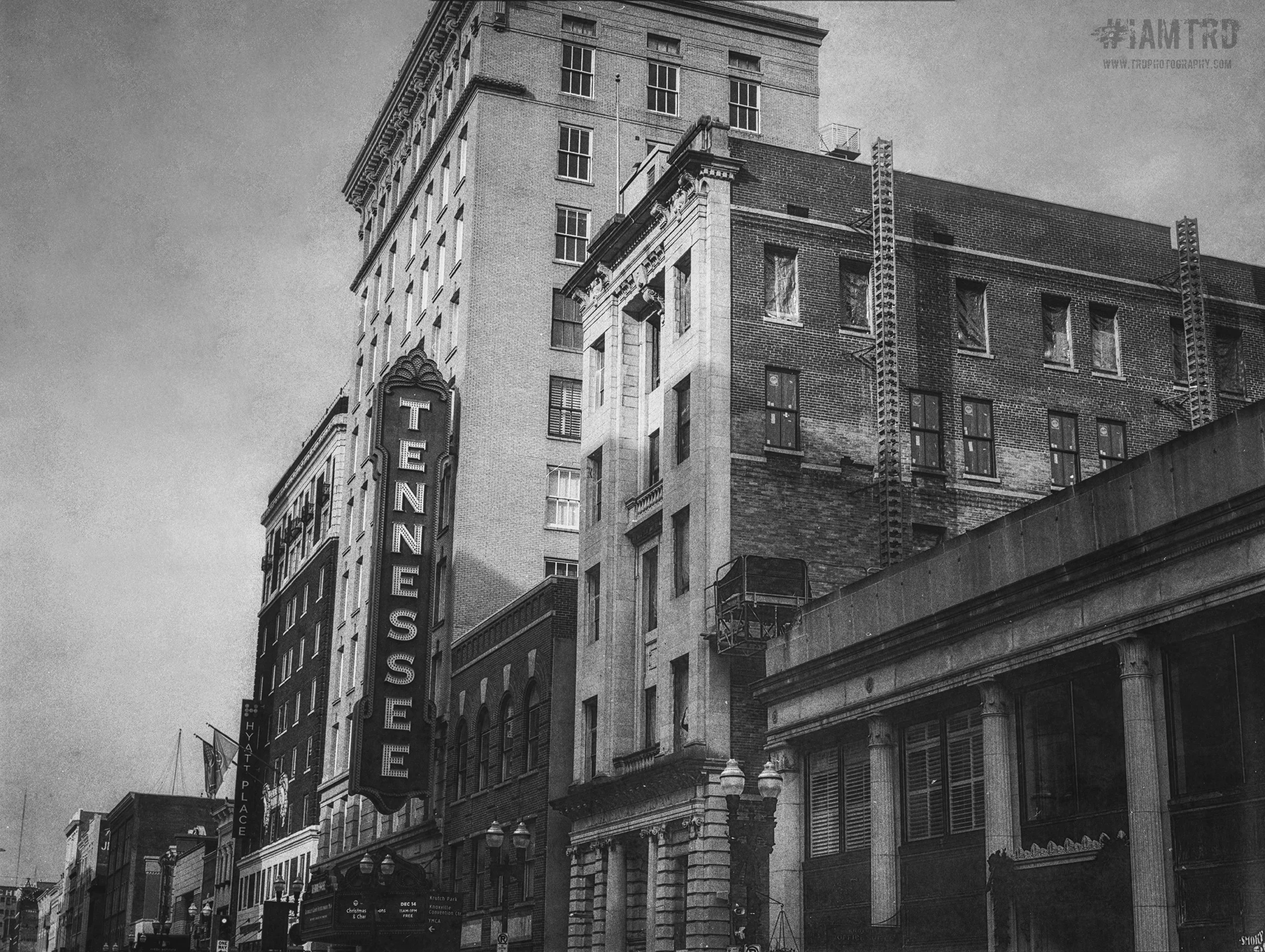Tennessee Theatre - Knoxville, Tennessee 
Kodak Tri X Film Photography 
Photographer Ricky Davis of TRD Photography
