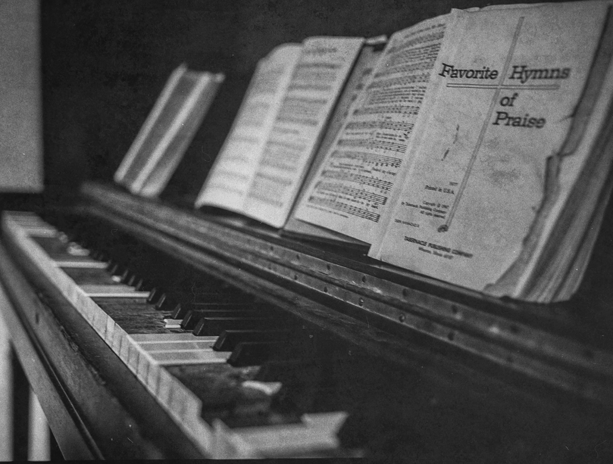 Southern Gothic Film Photography from Cades Cove in the Great Smoky Mountains National Park. Photo taken of the Methodist Church in the Cove near Townsend, TN. Photo taken by photographer Ricky Davis of TRD Photography - 