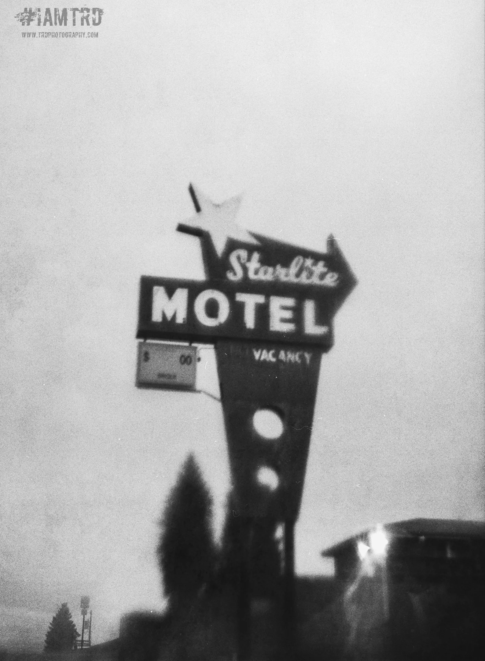 Starlite Motel - Minneapolis, MN 
Kodak Tri X Film
Photographer Ricky Davis of Documenting America with TRD Photography