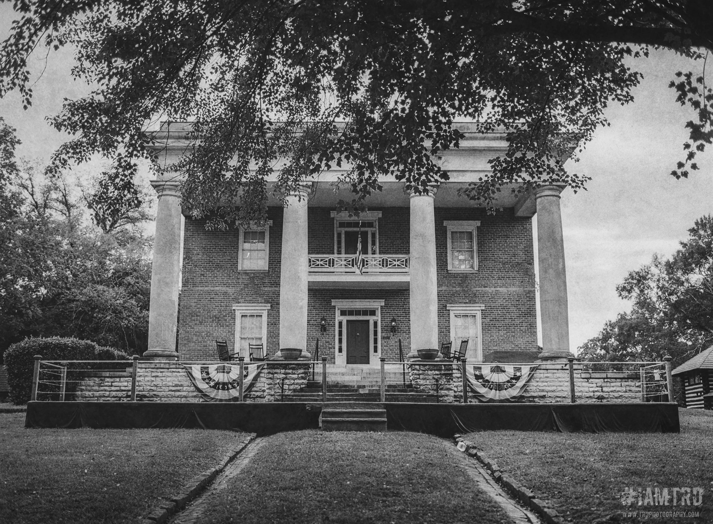 Gordon Lee Mansion Fall 2025 - Chickamauga, Georgia 
Kodak Tri X Film Photography 
Photographer Ricky Davis of TRD Photography