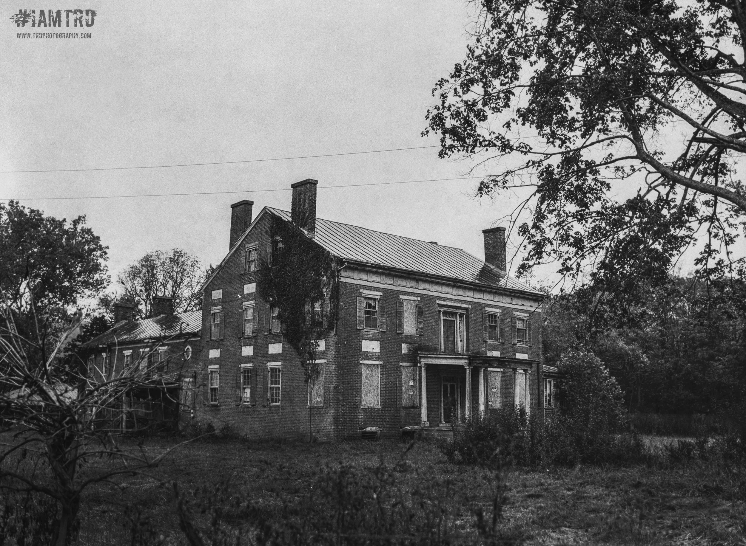 The Crockett Tubb House - Marion, Virginia
Kodak Tri X Film Photography 
Photographer Ricky Davis of TRD Photography