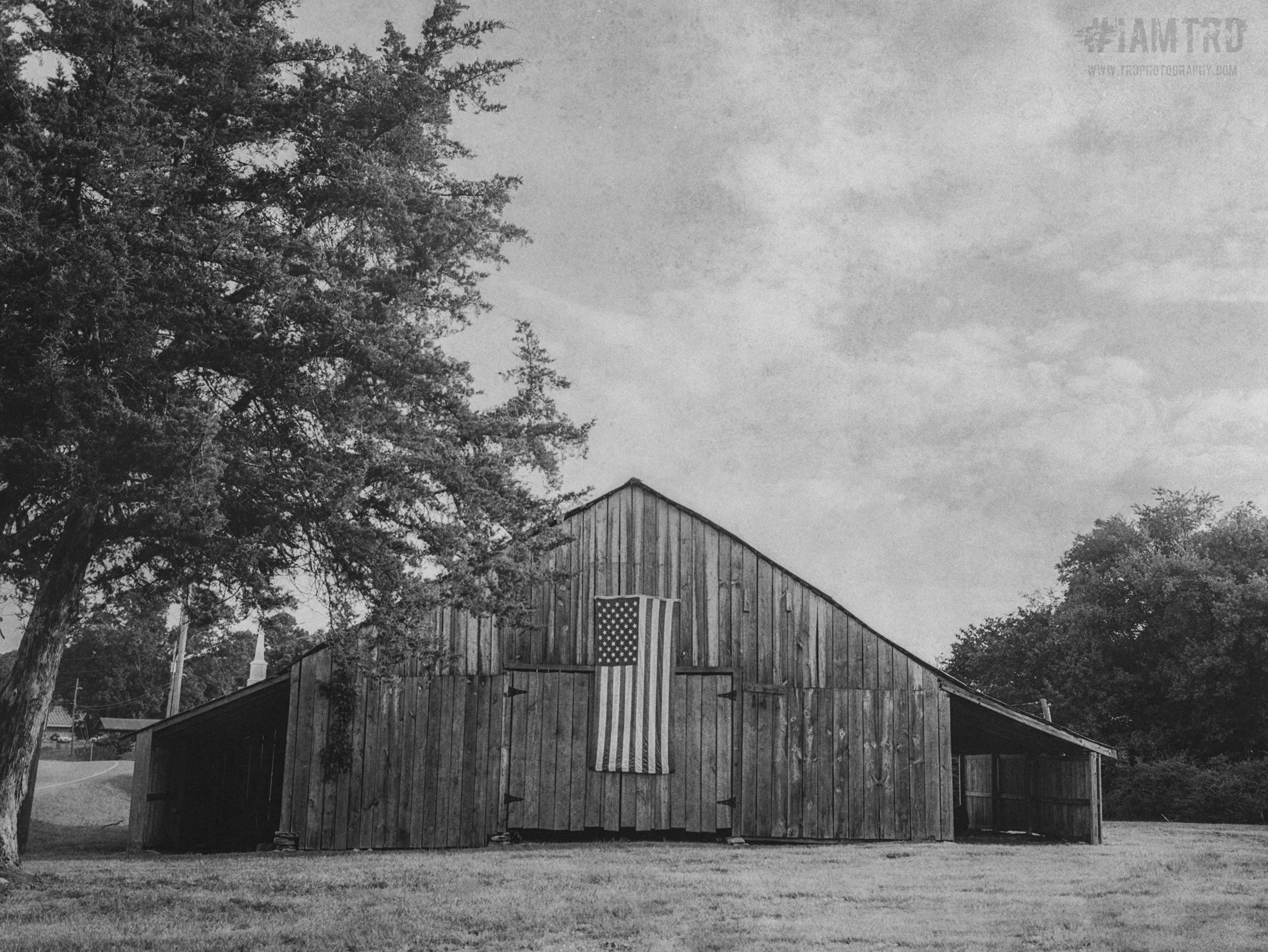 Old Barn in Tennessee - Georgetown, Tennessee
Kodak Tri X Film Photography 
Photographer Ricky Davis of TRD Photography