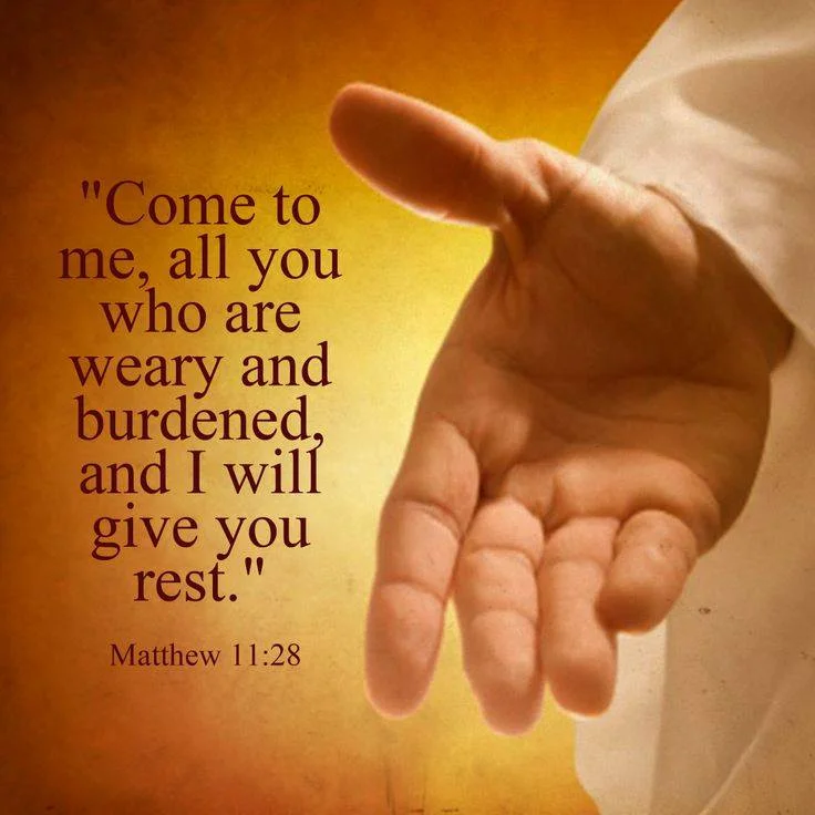 Matthew 11:28-30 Feeling Weary On Today? God Is Calling You To Rest In